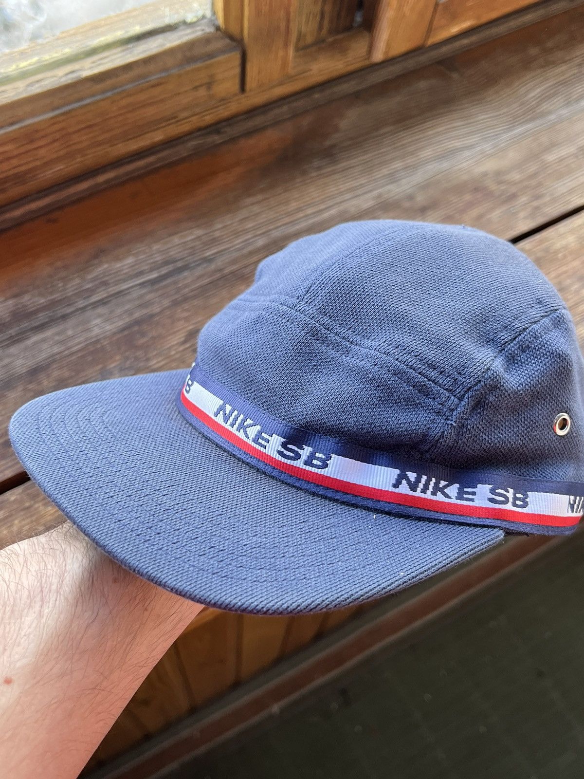 Nike SB Vintage Five panel Hat Nike distressed Y2K Cap Size ONE SIZE - 2 Thumbnail
