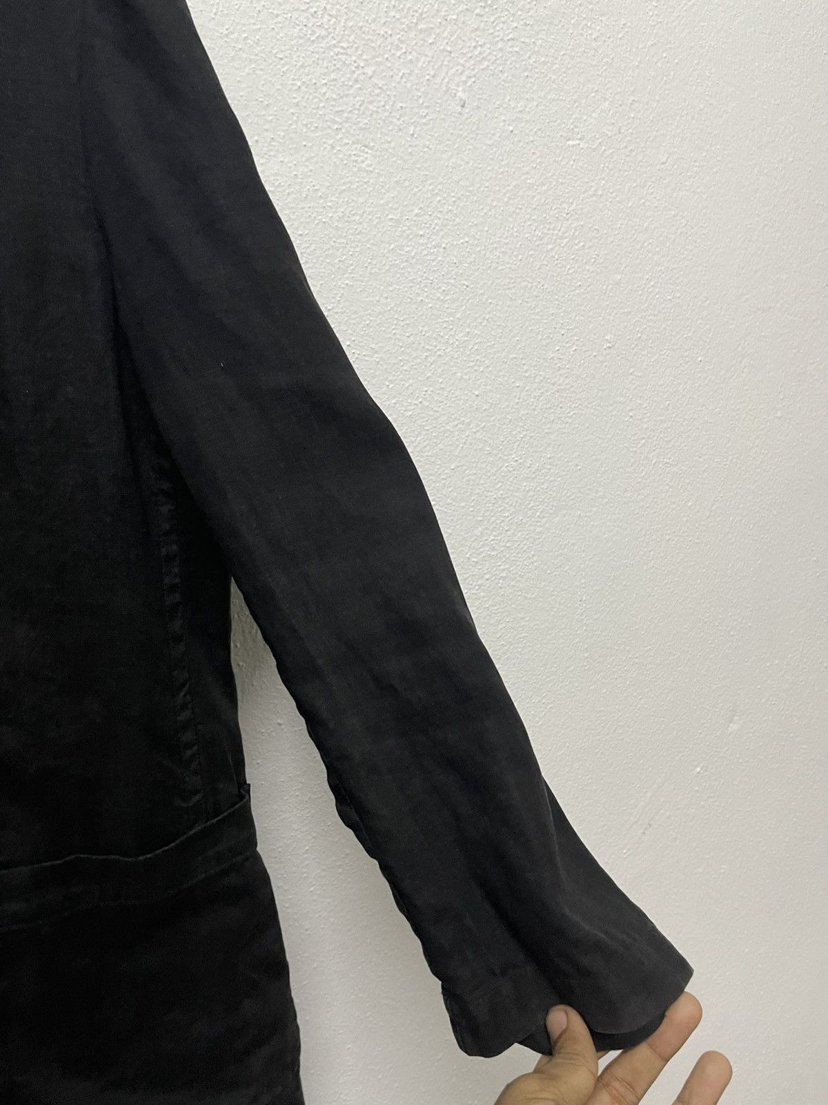 Yohji Yamamoto 80s YOHJI YAMAMOTO LINEN BLAZZER JACKET RARE Size L / US 10 / IT 46 - 10 Thumbnail
