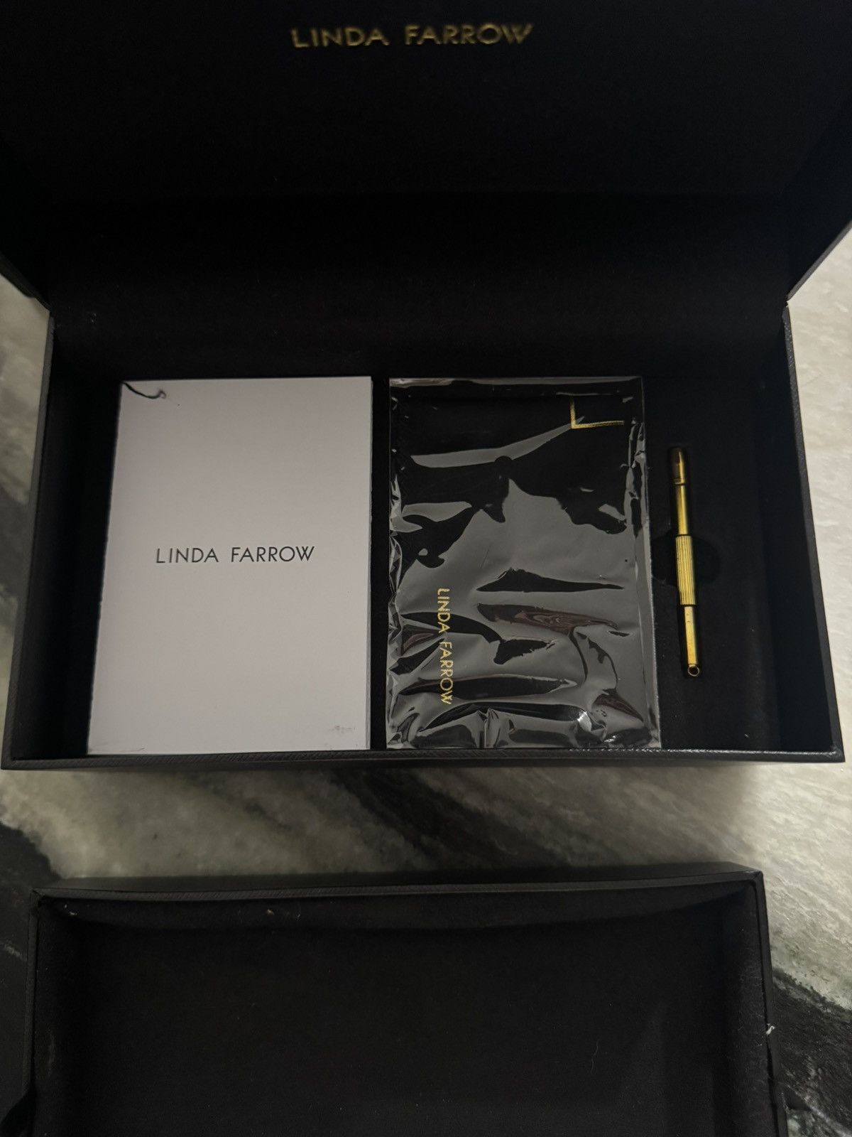 Linda Farrow Linda Farrow 18k White Gold Sunglasses Size ONE SIZE - 11 Thumbnail