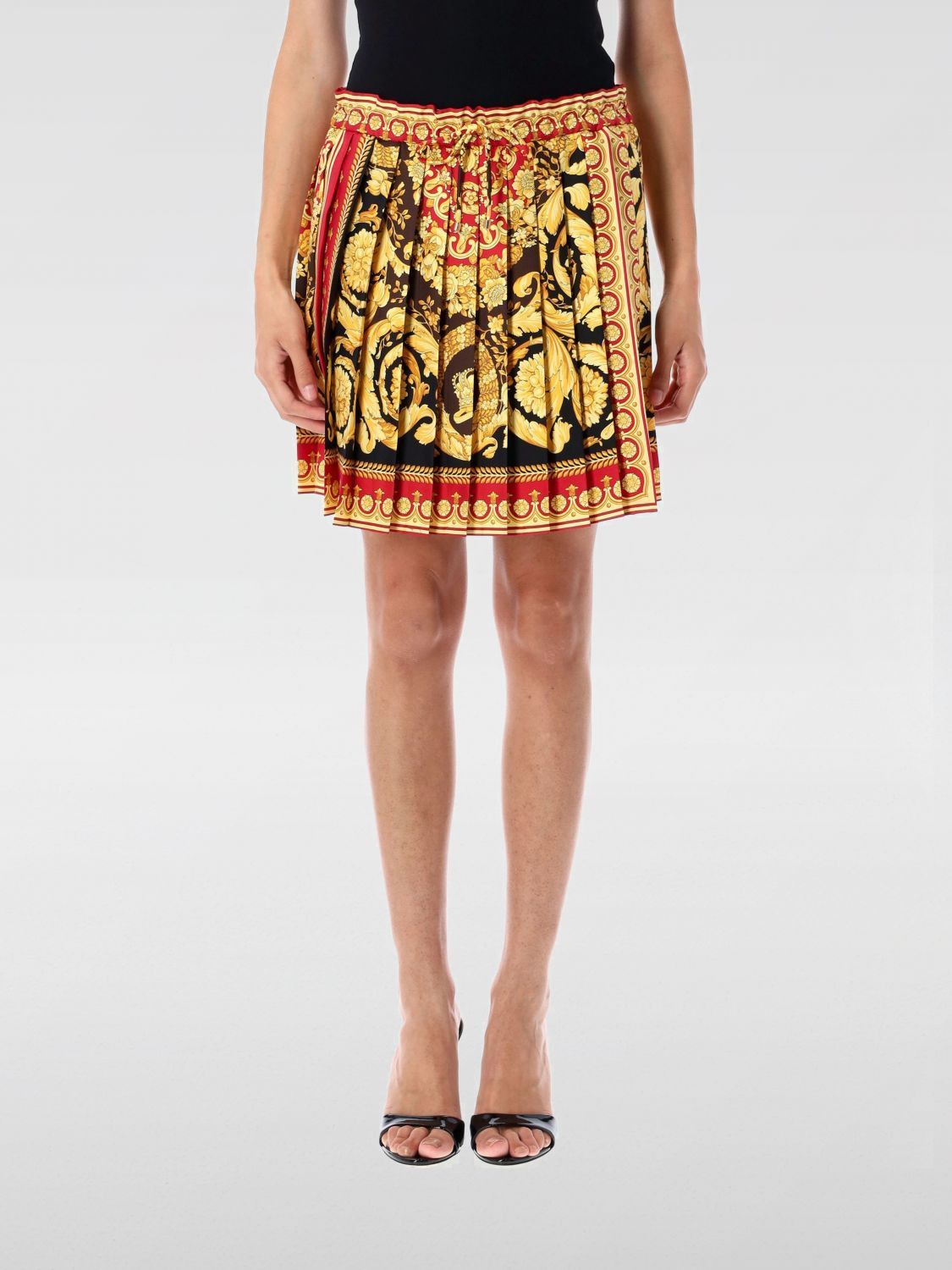 Versace Versace Skirt Woman Gold Size 27" / US 4 / IT 40 - 1 Thumbnail