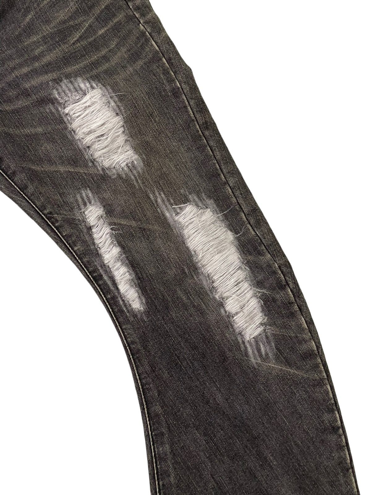 Japanese Brand Flare Jeans WJK Japan Curv Leg Distress Boot Cut 6🟦3 Size US 30 / EU 46 - 7 Thumbnail