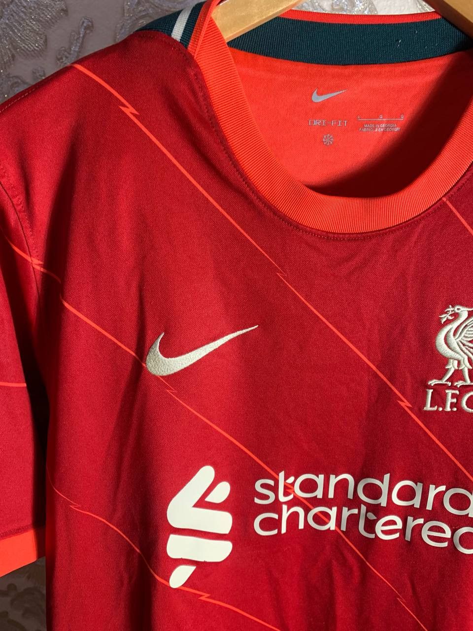 Nike Vintage Nike FC Liverpool England Soccer Jersey Y2K Size US L / EU 52-54 / 3 - 3 Thumbnail