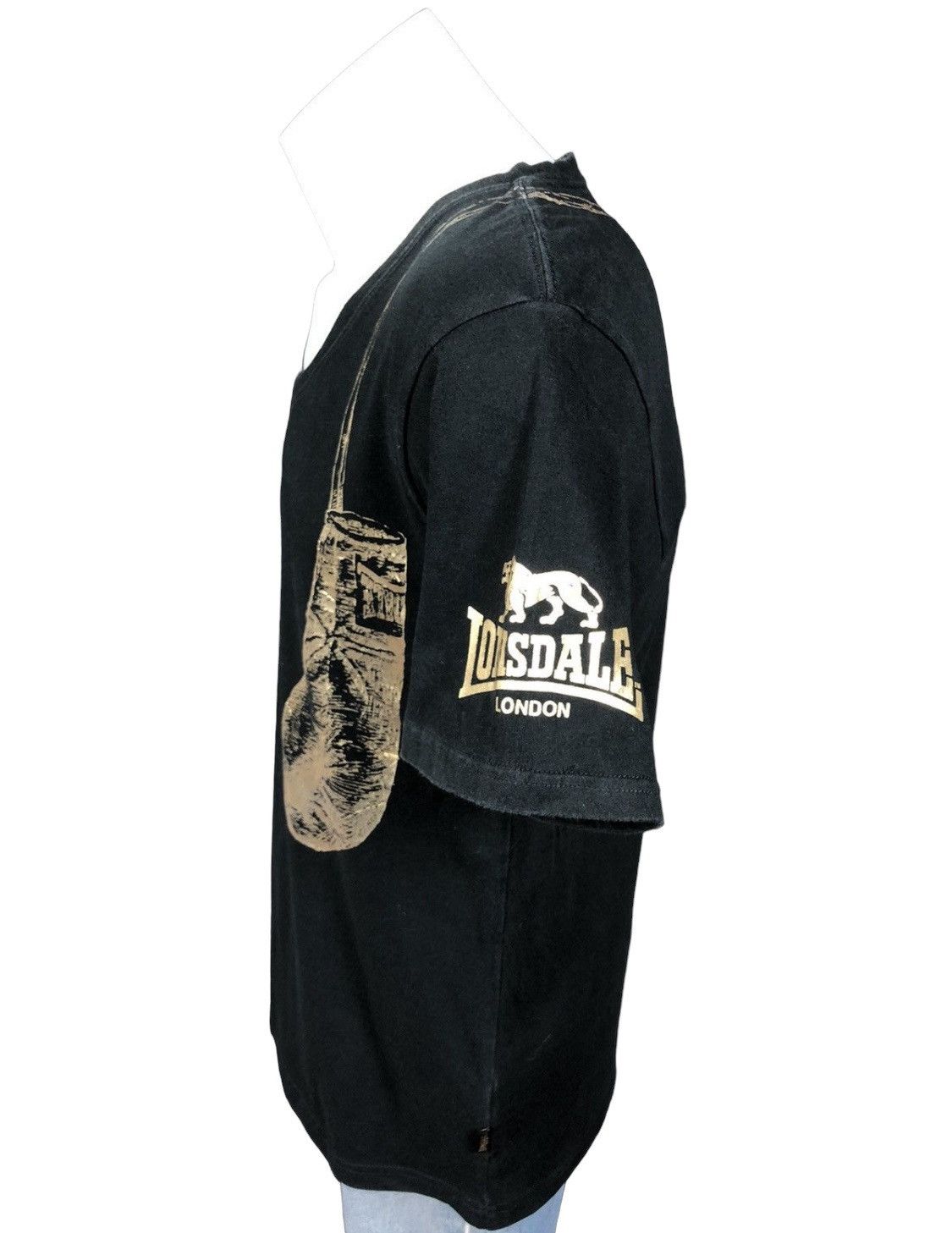 Alexander McQueen × Lonsdale × Merc Lonsdale Gold Boxing Glove Hang Shirt Size US L / EU 52-54 / 3 - 1 Thumbnail