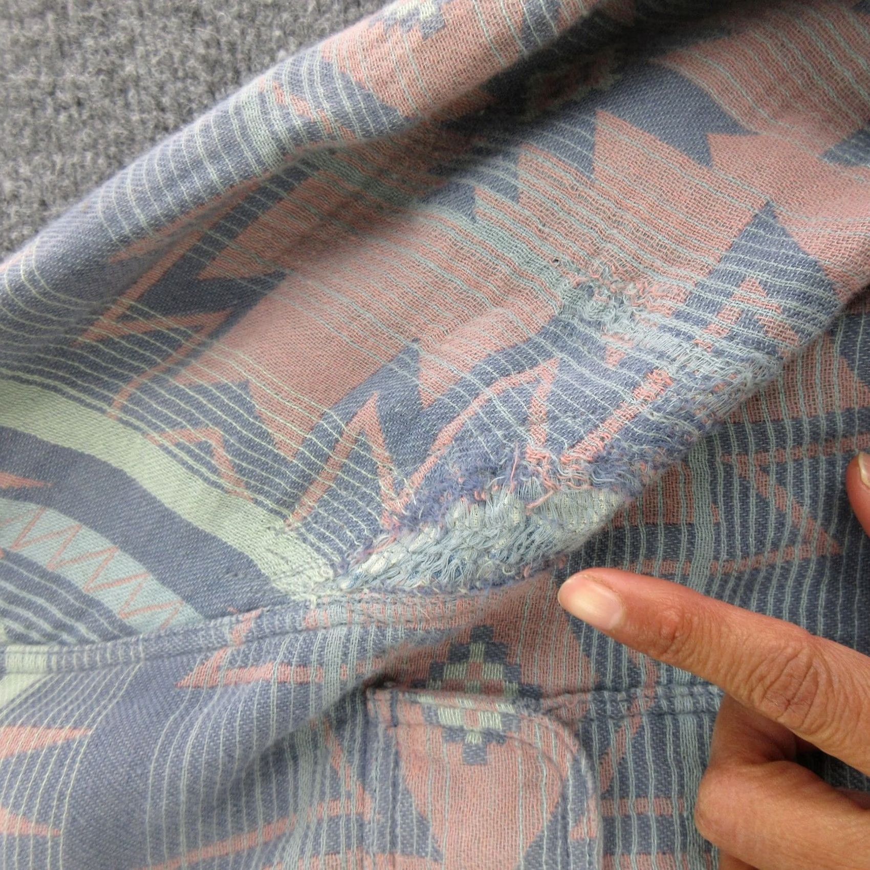 Faherty Faherty Shirt Mens Medium Blue Flannel Long Sleeve Button Front Casual Size US M / EU 48-50 / 2 - 3 Thumbnail