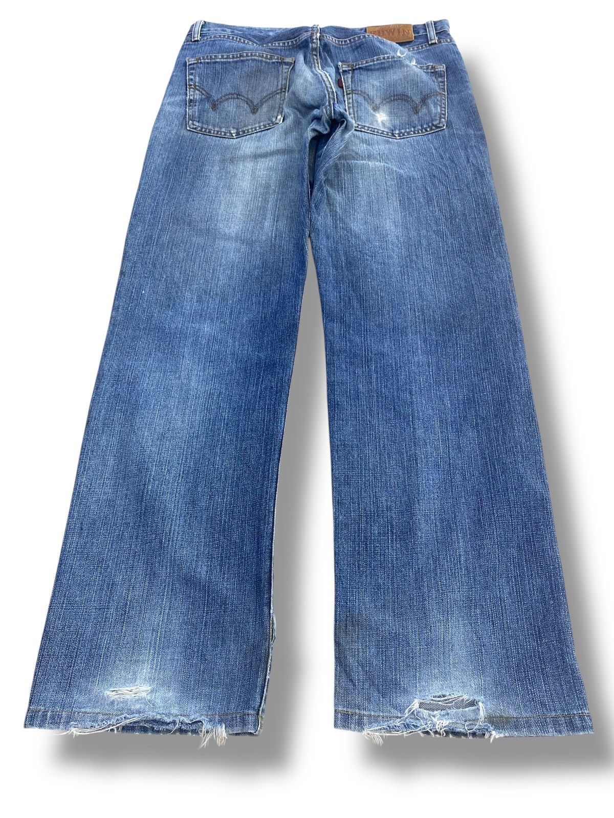 Edwin Edwin Faded Blue Wash Style Loose Jeans Size US 32 / EU 48 - 3 Thumbnail