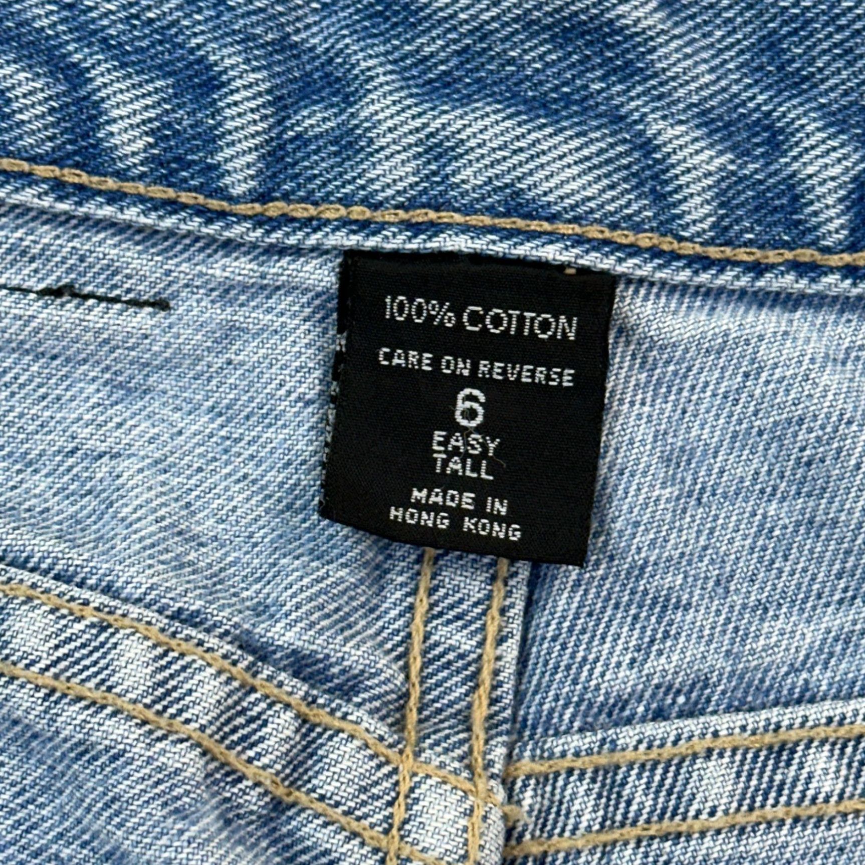 Vintage Vintage New York & Company Jeans Women's 6 Easy Tall Light Wash High Rise Y2K Jeans Mens? Size 28" / US 6 / IT 42 - 6 Thumbnail