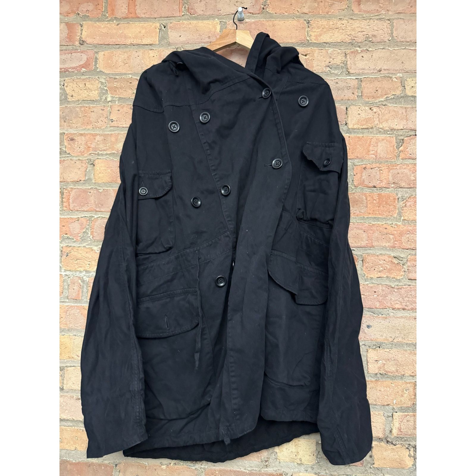 Kapital Ring Coat Black | Grailed