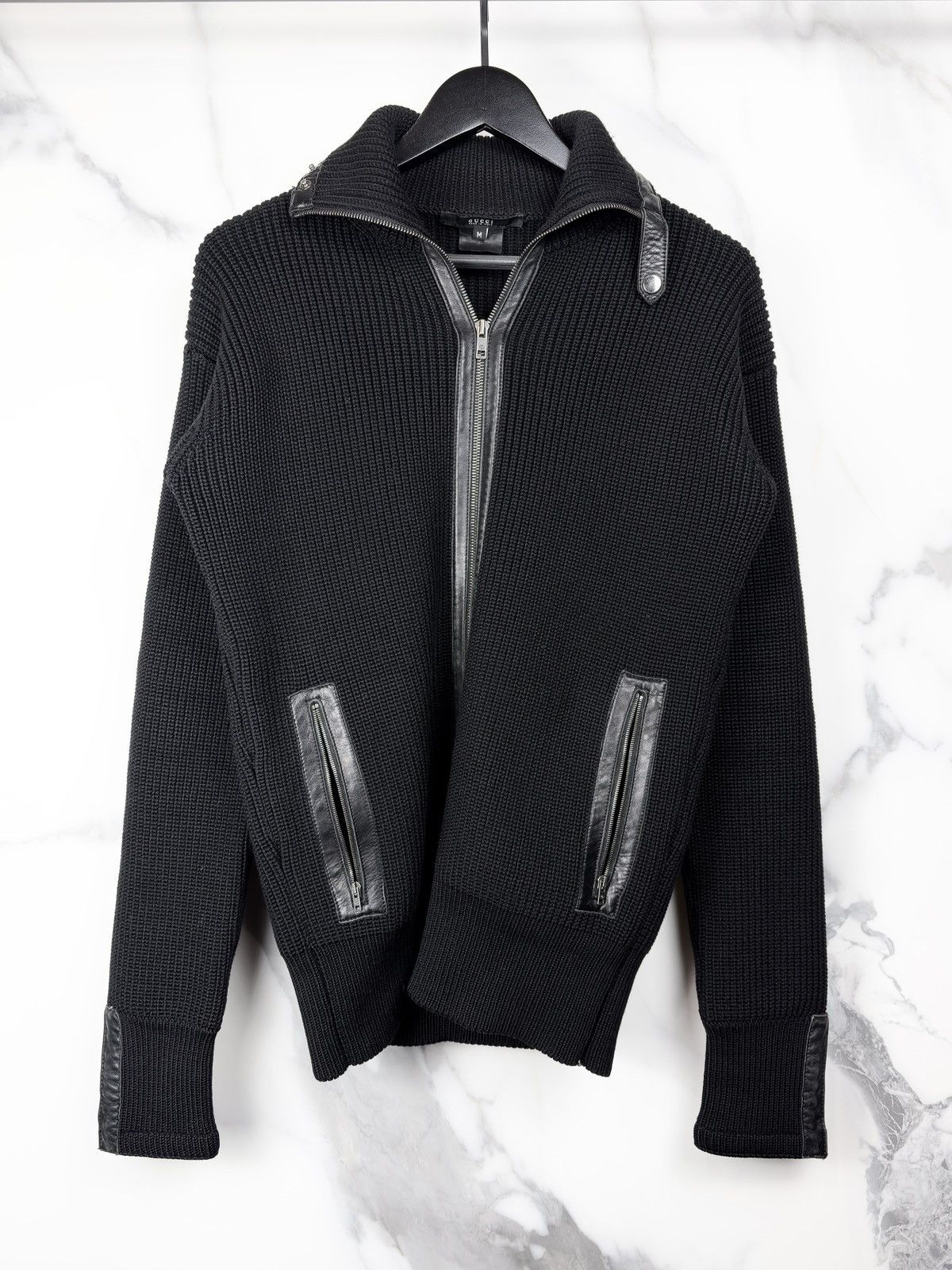 Gucci × Vintage Vintage Ribbed Gucci by Tom Ford Zip Detail