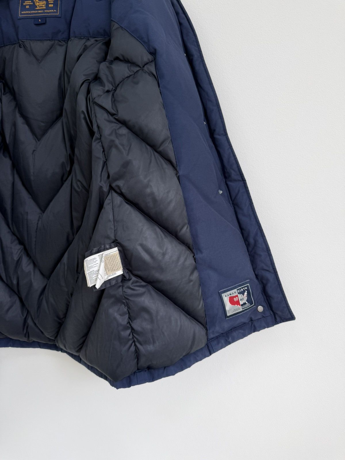 Goretex Woolrich Women Parka Jacket Size L Blue Size M / US 6-8 / IT 42-44 - 5 Thumbnail