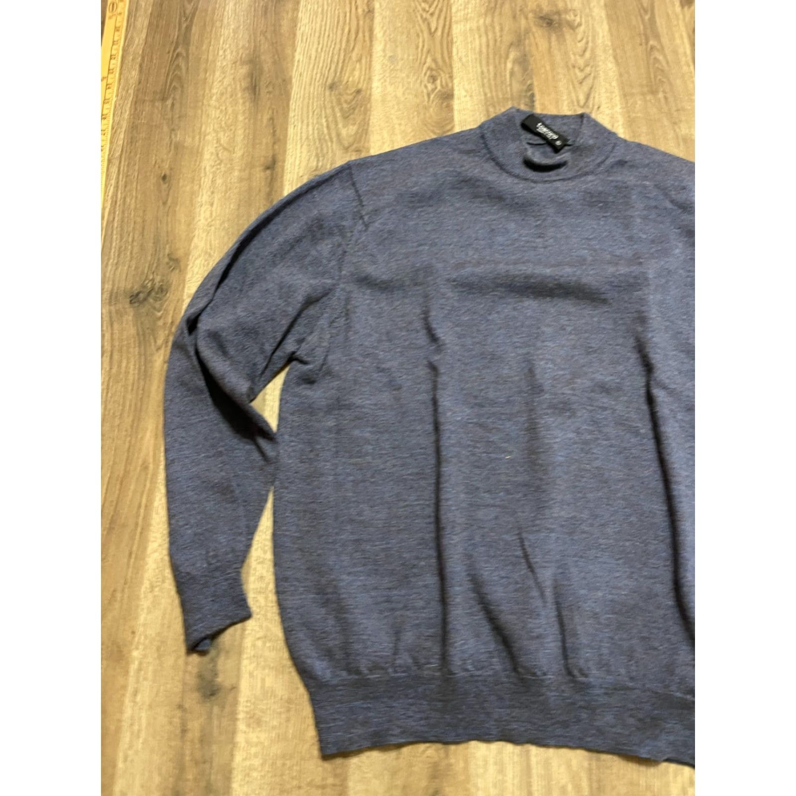 Vintage Toscano Shirt Men's Large Blue Crew Neck Pullover Made in Italy Shirt Regular Long Sleeve Solid Vintage: No (adjust if needed) Size US L / EU 52-54 / 3 - 3 Thumbnail