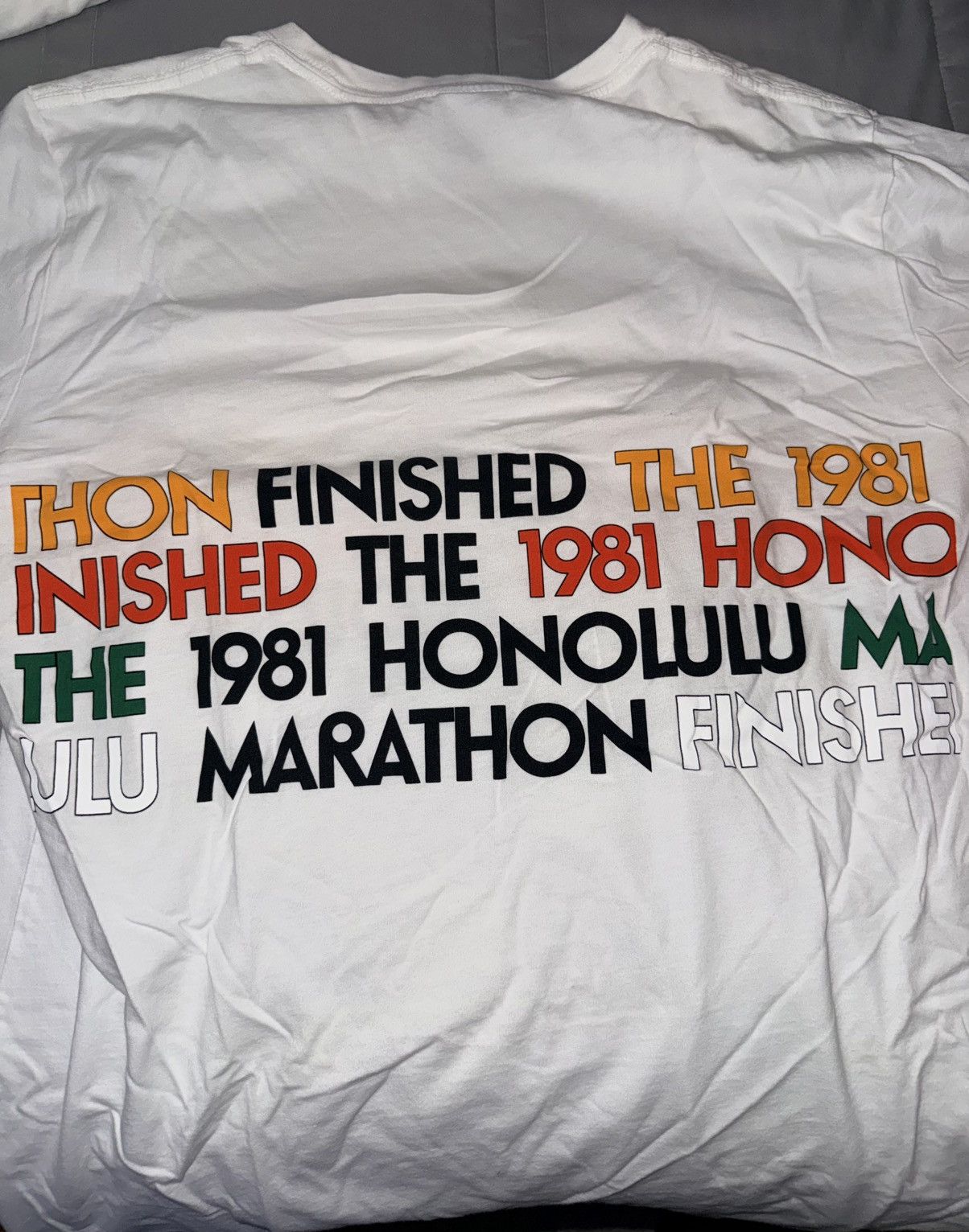 Nike Nike Honolulu Marathon 1981 Tee Size US L / EU 52-54 / 3 - 2 Thumbnail