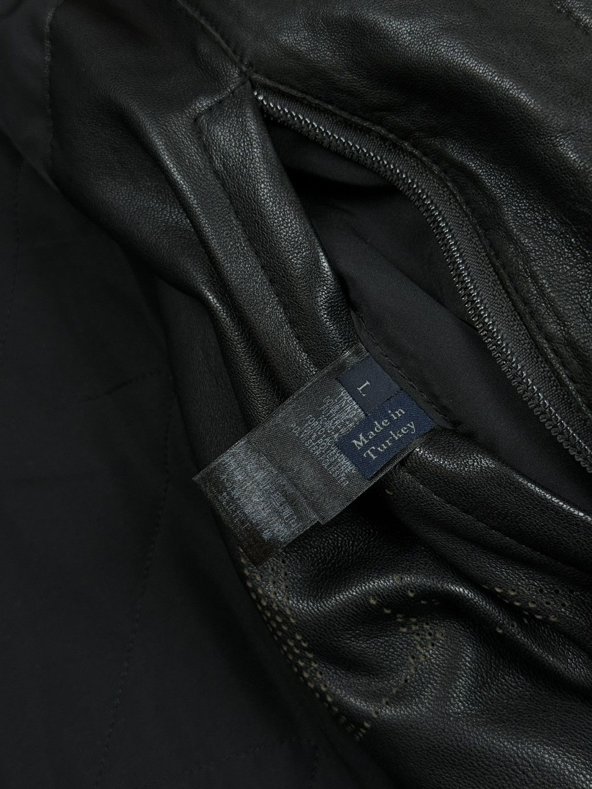 Ermenegildo Zegna Leather jacket Zegna Sport original luxury streetwear item Size US L / EU 52-54 / 3 - 5 Thumbnail