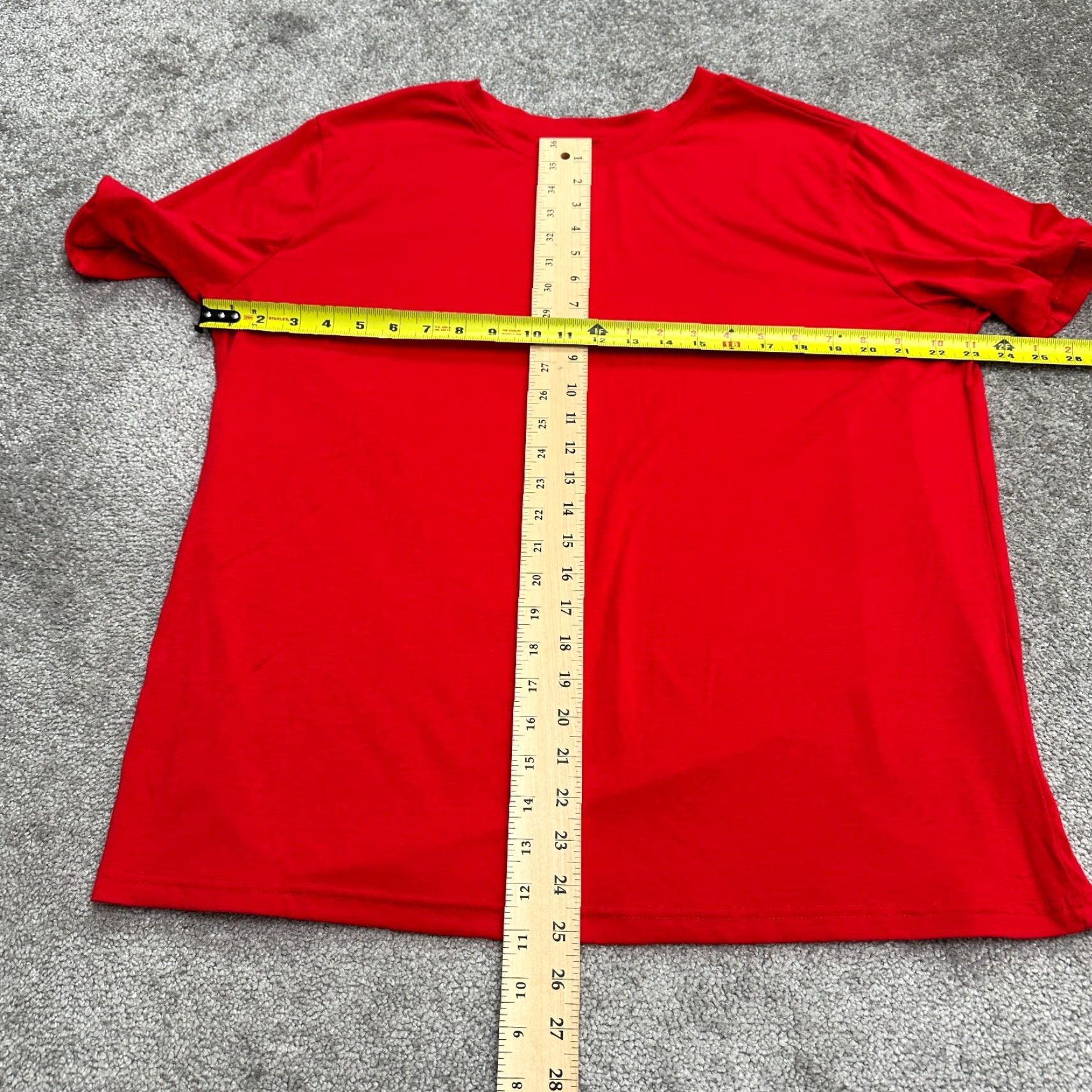 Vintage Unbranded T-Shirt Mens M Crew Neck Short Sleeve Red Solid Tee Top Regular Fit Casual Casual Shirt Size US M / EU 48-50 / 2 - 6 Thumbnail