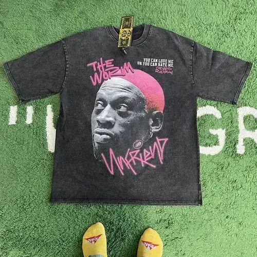 Japanese Brand Streetwear Dennis Rodman Graphic Tee T-Shirt Size US L / EU 52-54 / 3 - 1 Thumbnail