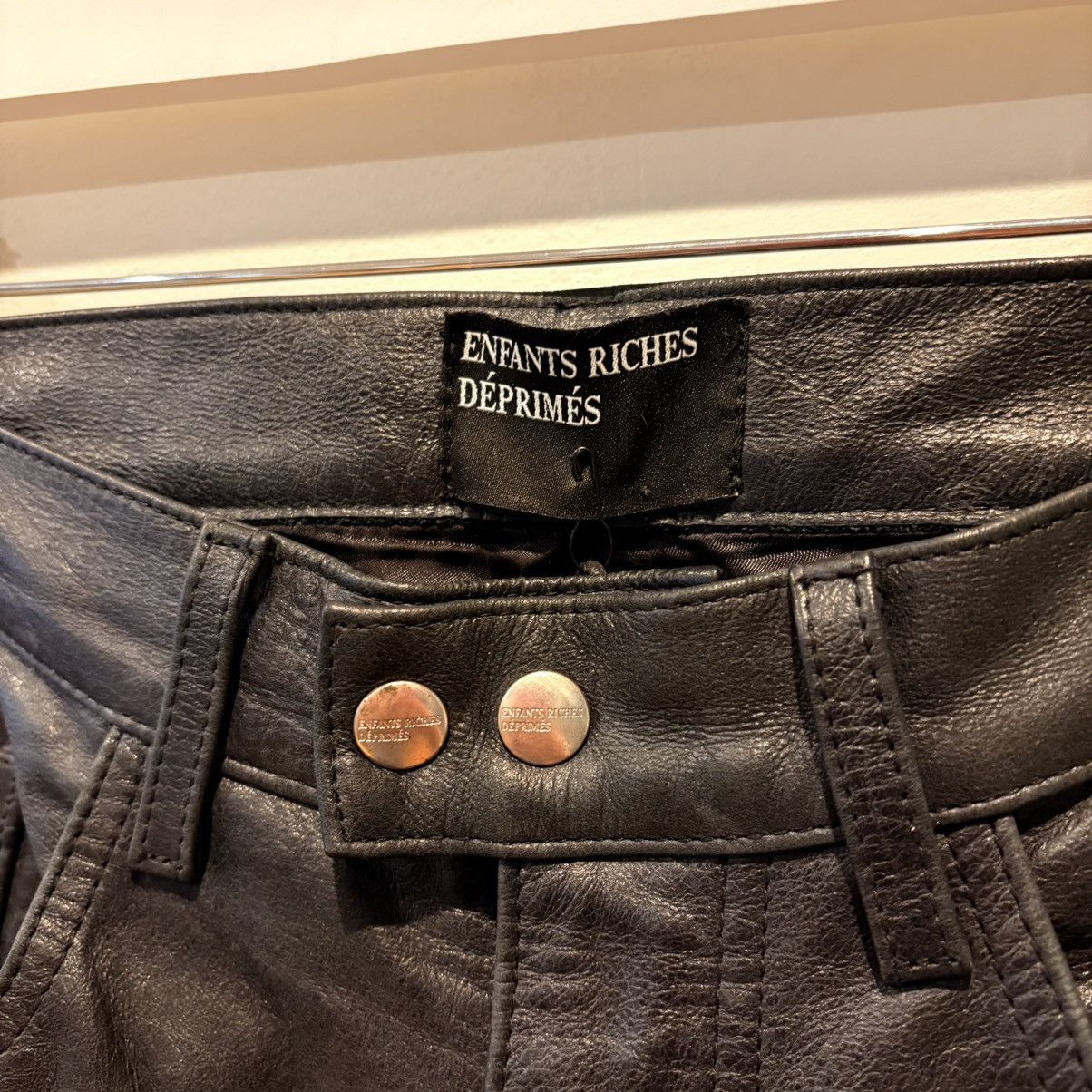 Enfants Riches Deprimes Enfants Riches Deprimes Straight Leg Leather Pants Size US 32 / EU 48 - 2 Thumbnail