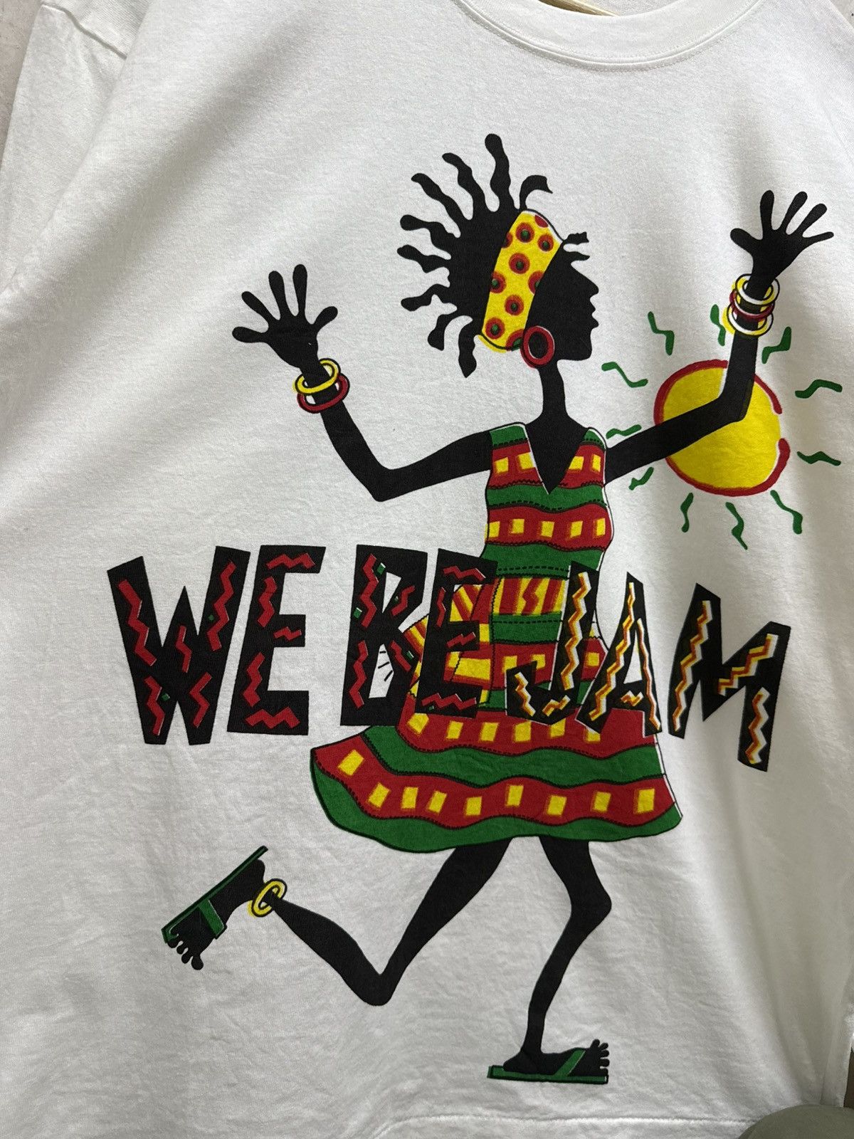 Vintage Vintage Reggae Rasta “we be jam” Long Sleeve Shirt Size US L / EU 52-54 / 3 - 3 Thumbnail