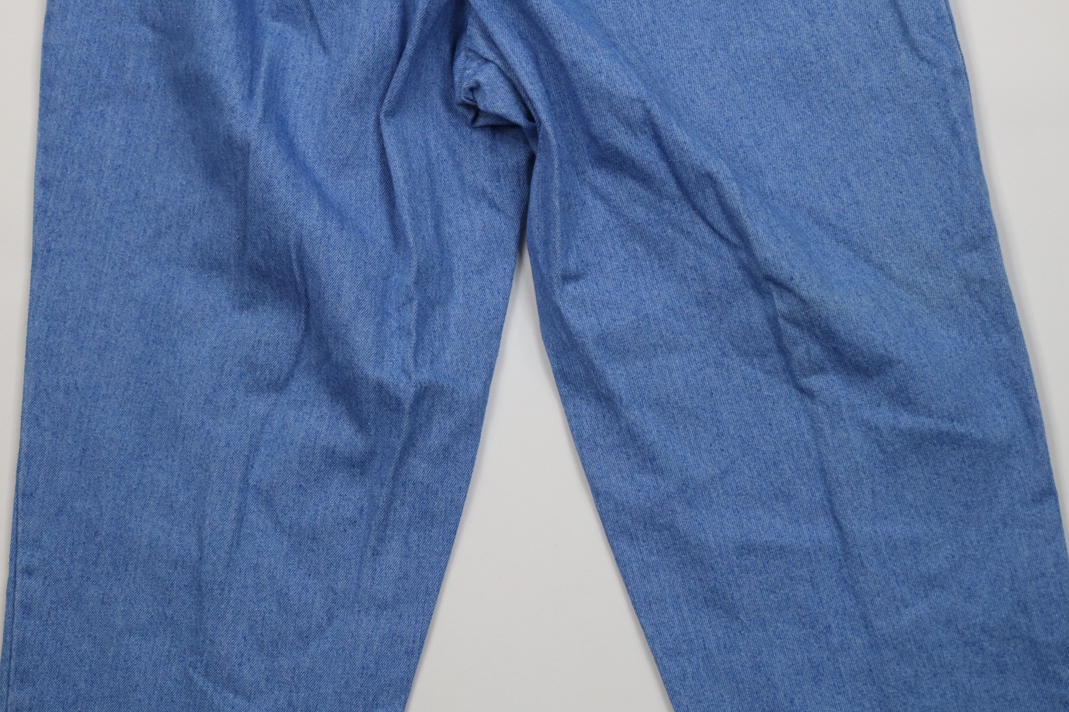 Vintage Vintage 90s Streetwear Relaxed Utility Denim Jeans Blue USA Size 40" / US 18 - 10 Thumbnail