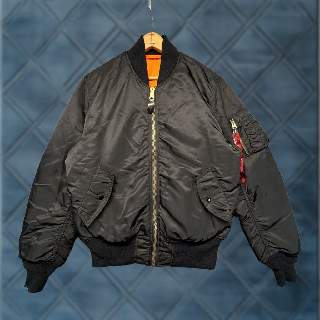 Alpha Industries × Vintage Vintage 90's Alpha Industries Ma-1