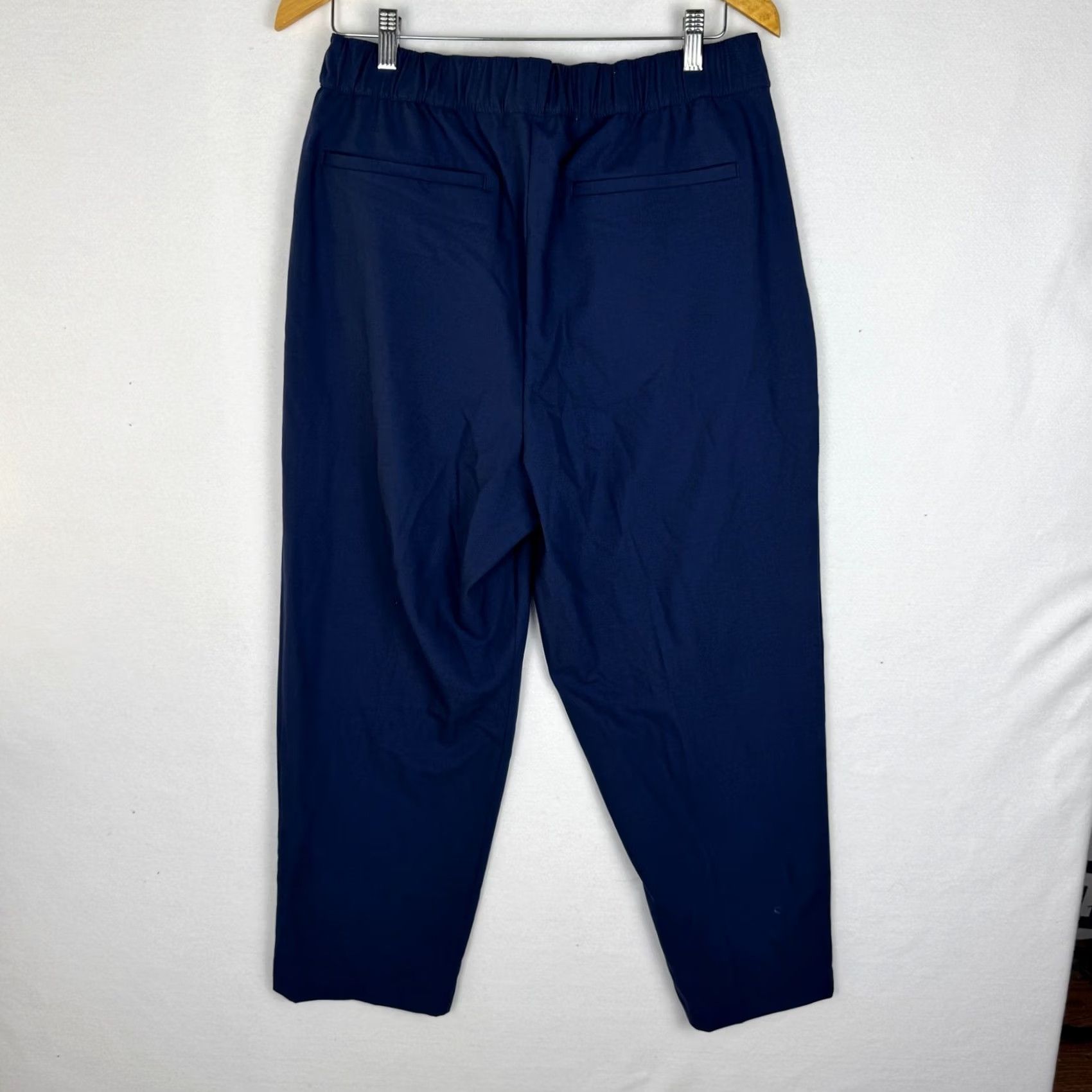 Nemen Mode of One Relaxed Fit Pleated Trousers Medium Navy Blue Caspian Waters Mens Size US 31 - 2 Thumbnail