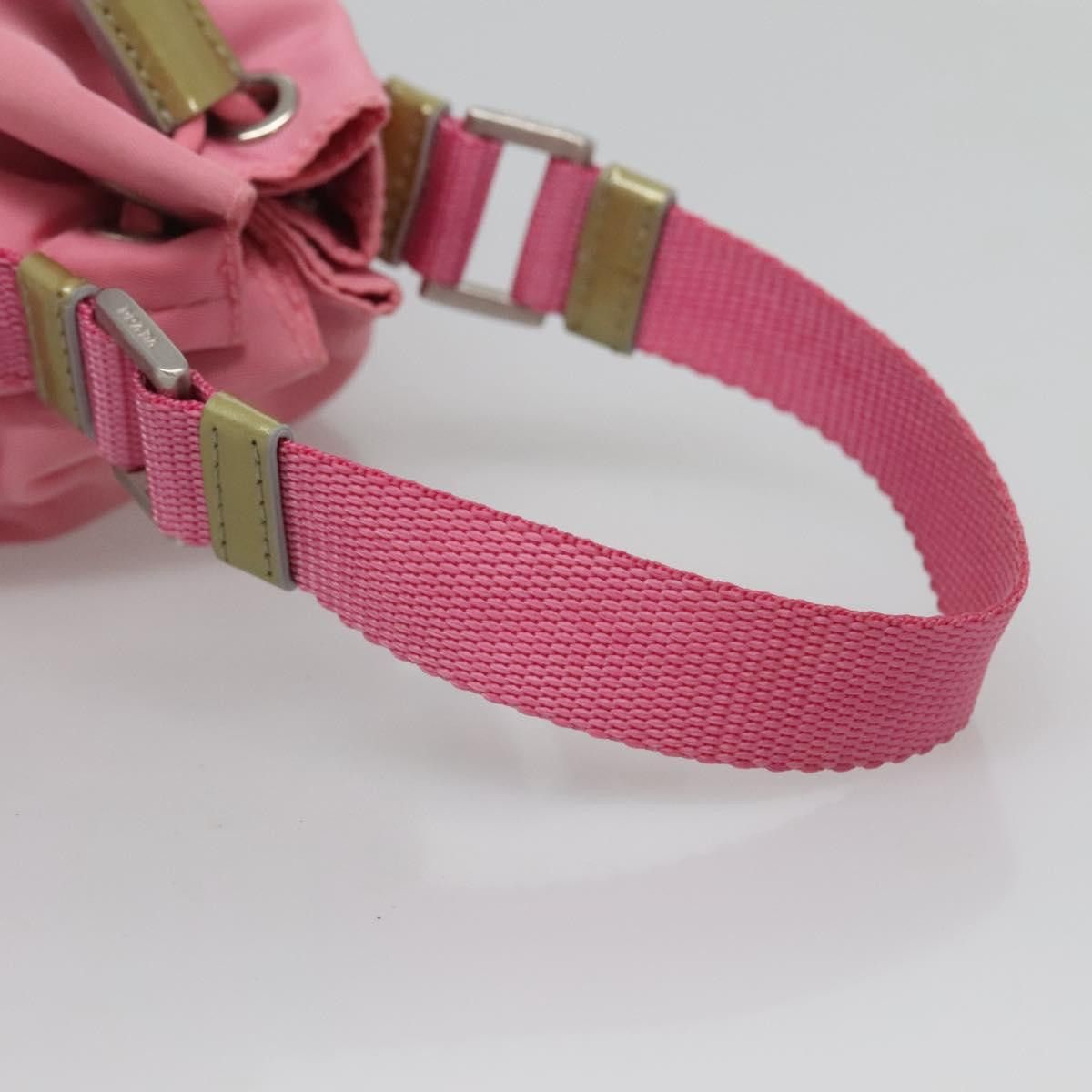 Prada PRADA Hand Bag Nylon Pink Silver Size ONE SIZE - 7 Thumbnail