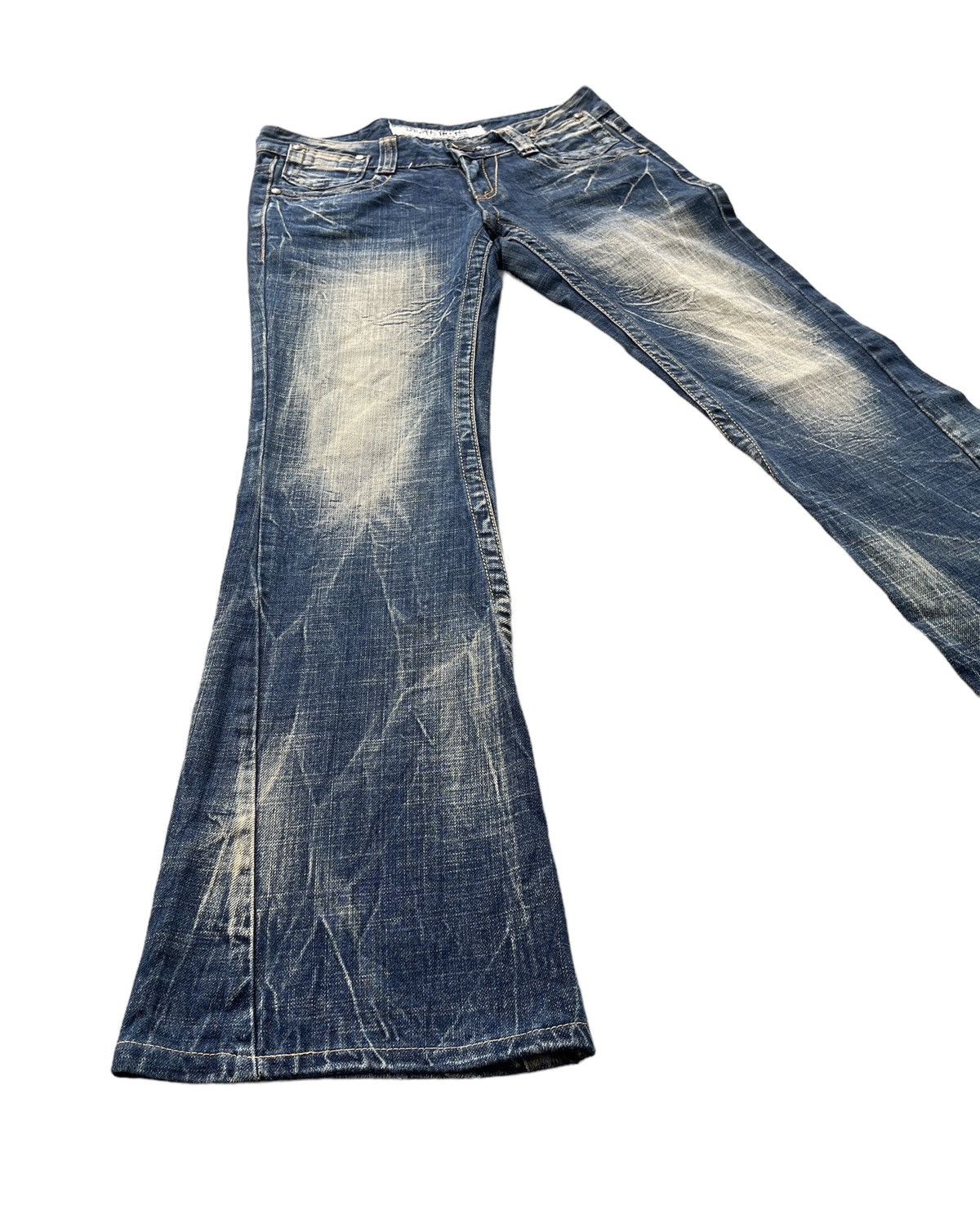 Lolita Jeans Flare Jeans yoshimori nara lolita distressed mud rusty Size US 30 / EU 46 - 2 Thumbnail