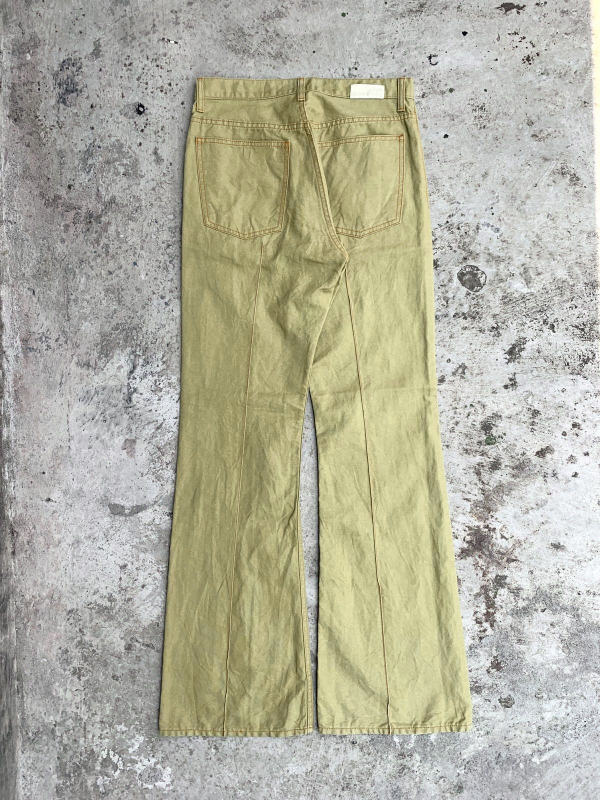 Kapital Flared Linen Blend Pants Size US 32 / EU 48 - 3 Thumbnail
