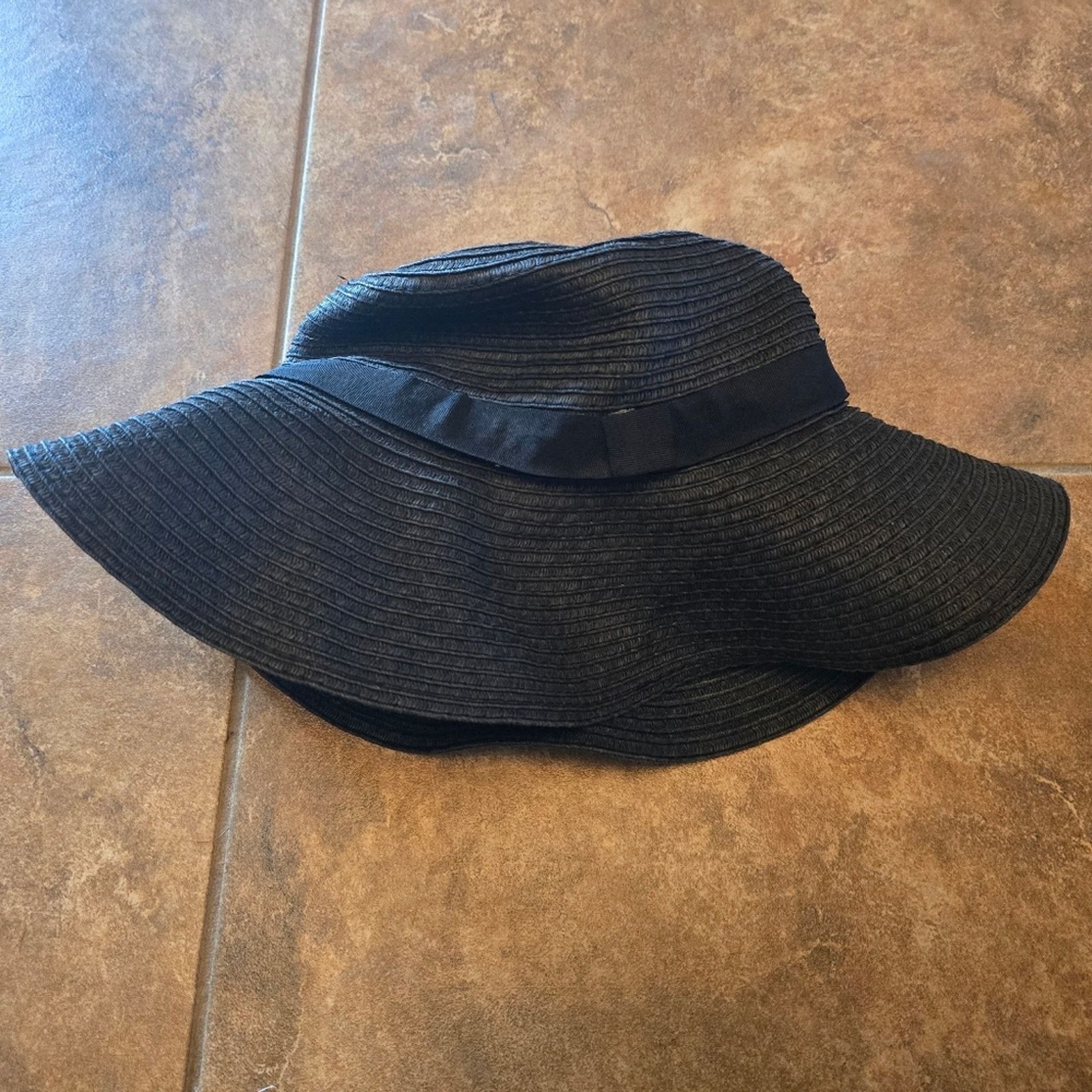 Other Black | ABG ACCESSORIES | Floppy Beach Hat Size ONE SIZE - 2 Thumbnail