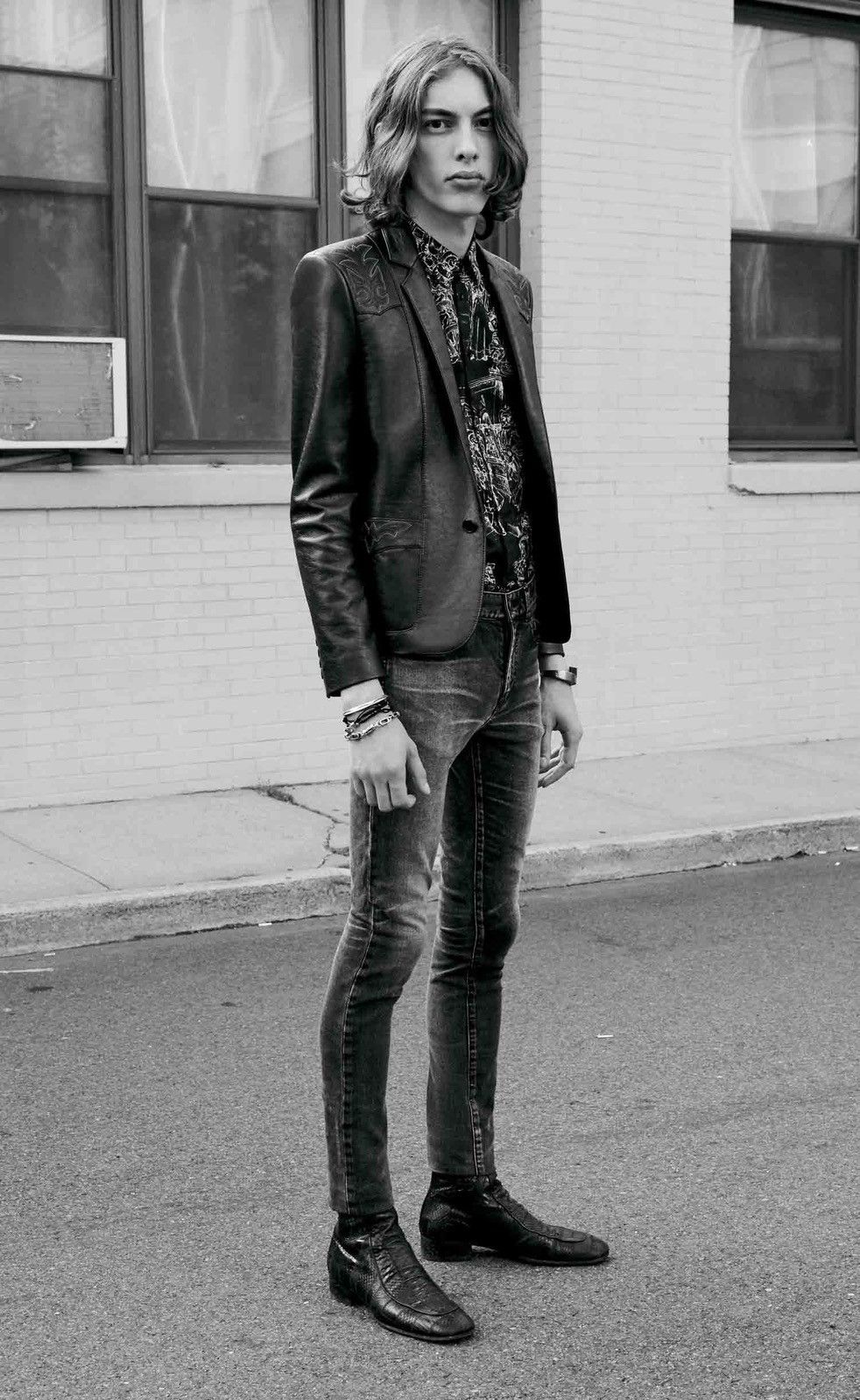 Saint Laurent Paris D02 Denim in Tokyo Black