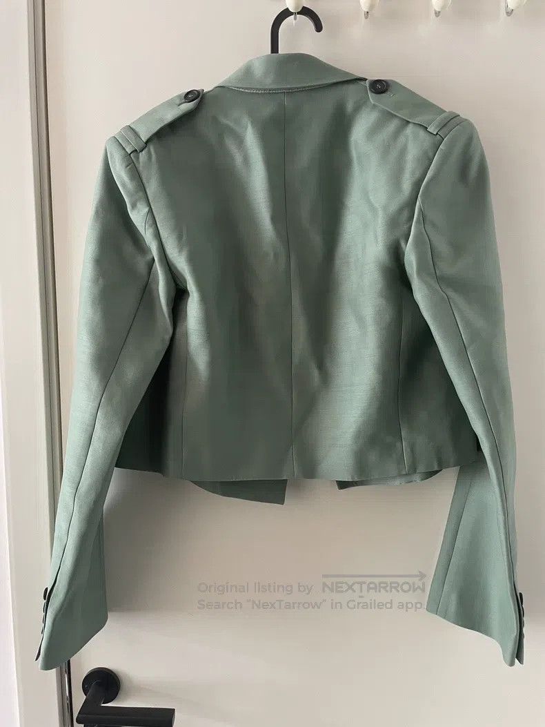 Helmut Lang Helmut Lang Elegant Silk and Wool Fabric Jacket, Rare Colo Size M / US 6-8 / IT 42-44 - 7 Thumbnail