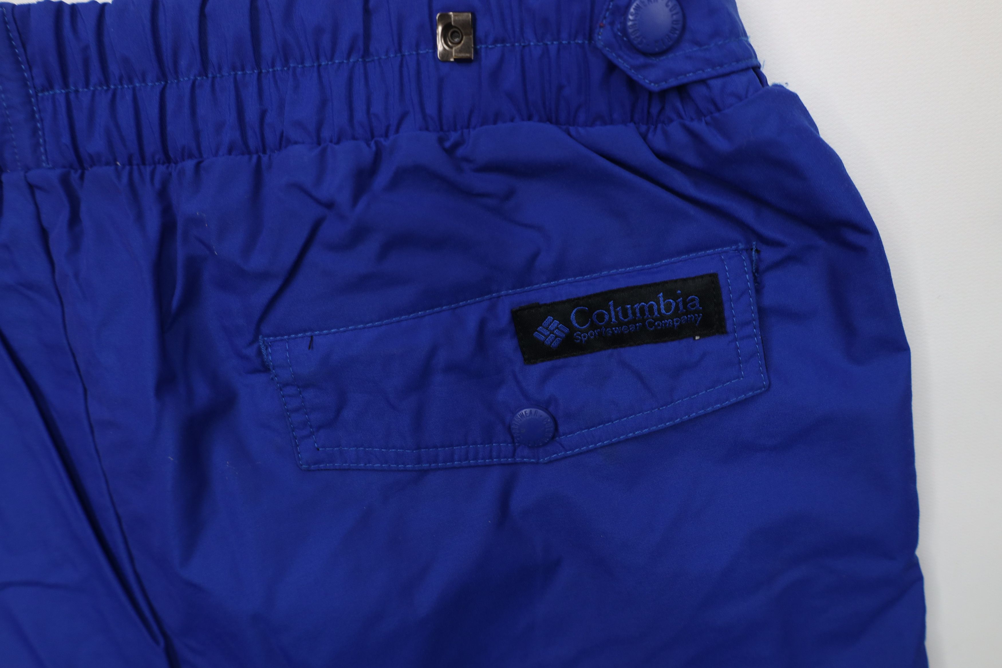 Columbia Vintage 90s Columbia Winter Rain Snow Pants Joggers Blue Size US 36 / EU 52 - 13 Thumbnail