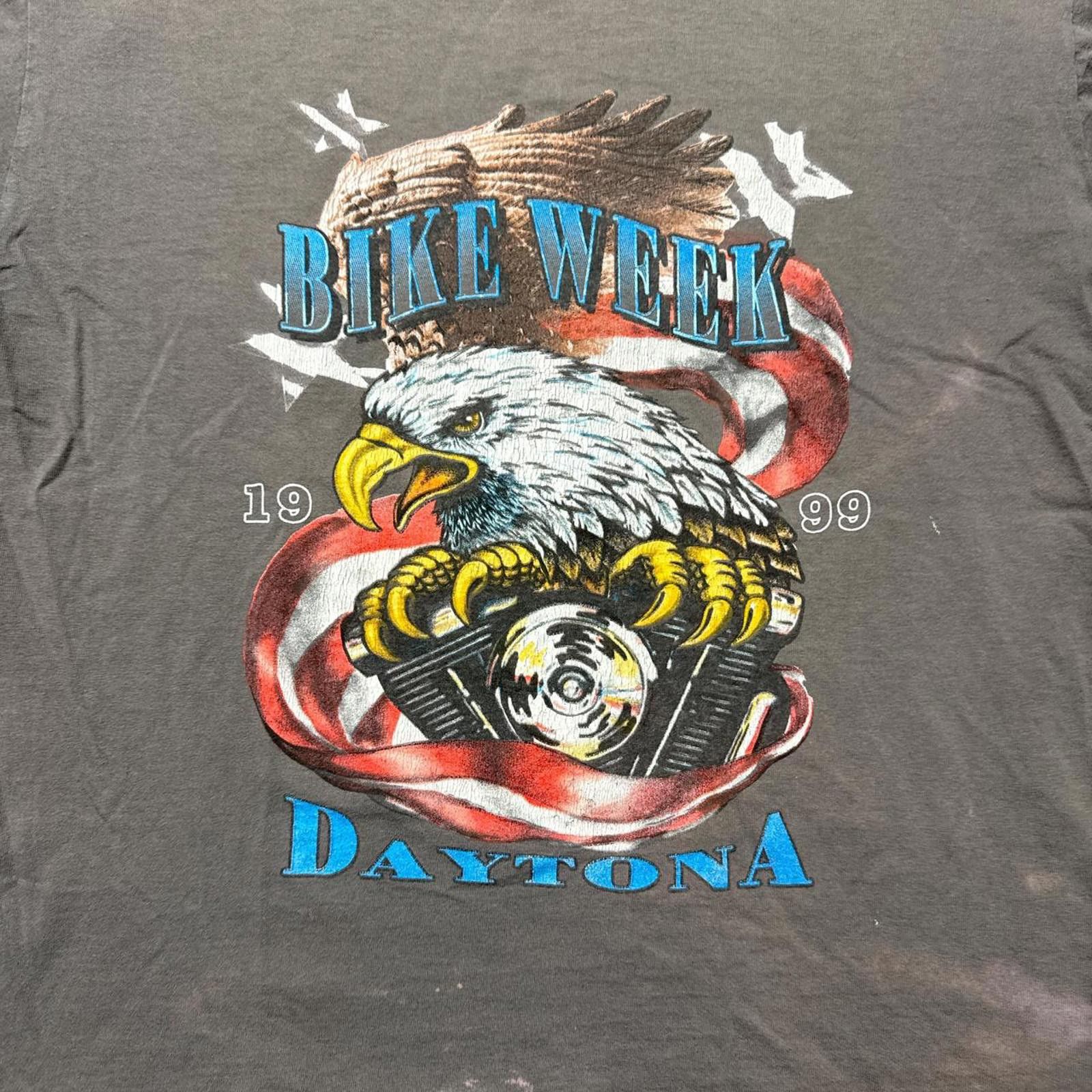 Other Daytona 1999 Bike Week Motorcyle Faded 90's T-Shirt Size US L / EU 52-54 / 3 - 3 Thumbnail