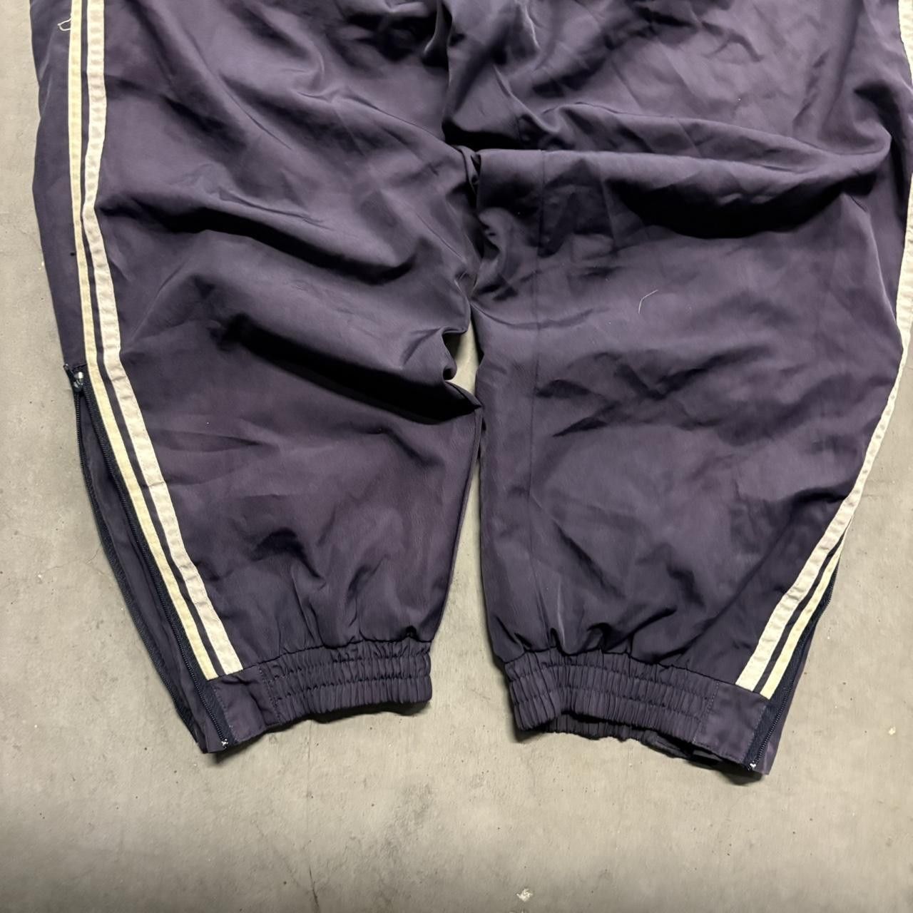 Reebok Vintage Y2K/2000s Baggy Navy Blue Striped Reebok Trackpants! Size US 36 / EU 52 - 4 Thumbnail