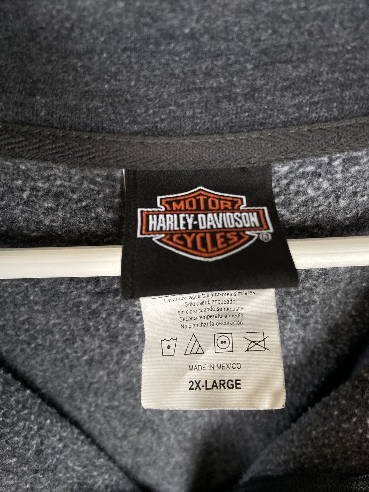 Harley Davidson × Vintage Vintage Harley Davidson Florida Black ZIP Hoodie Size US XL / EU 56 / 4 - 7 Thumbnail