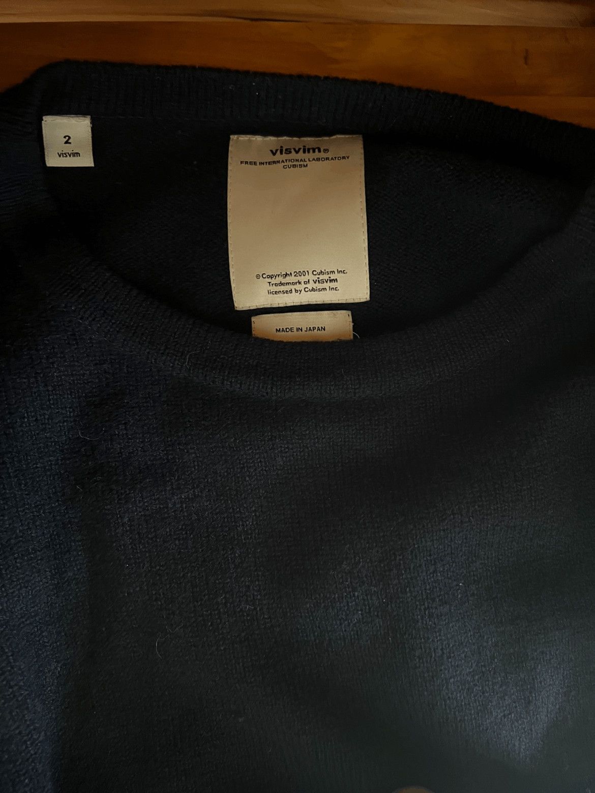 Visvim Sz 2 Visvim ISLE Wool Indigo Dye Sweater Size US M / EU 48-50 / 2 - 9 Thumbnail
