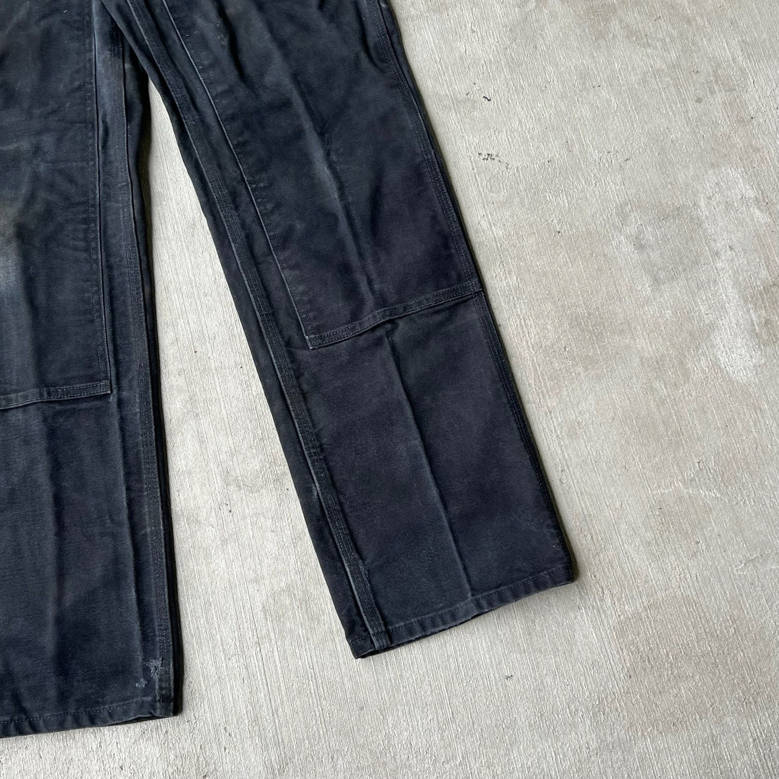 Carhartt × Vintage Carhartt black double knee work wear carpenter pants Size US 27 - 4 Thumbnail