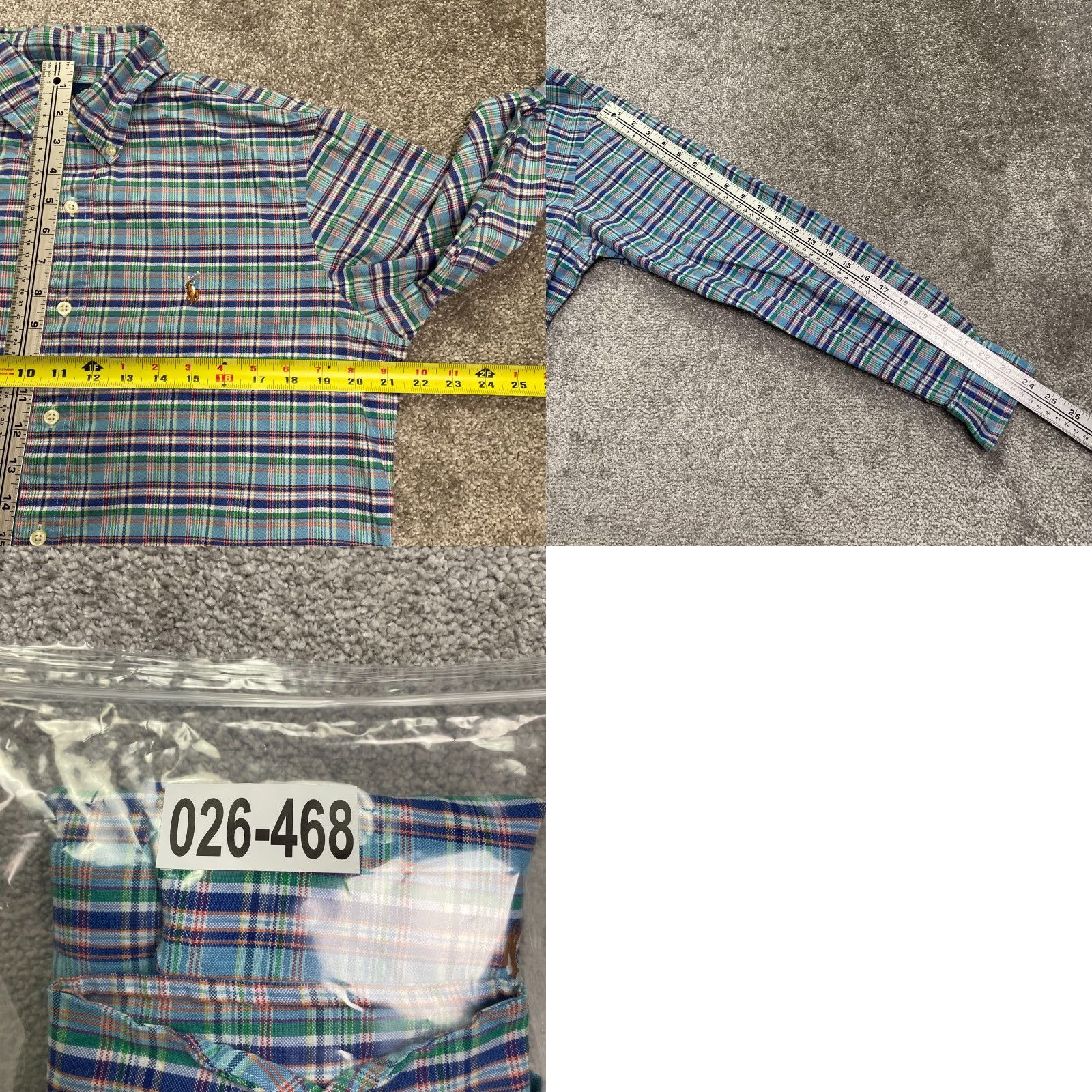 Ralph Lauren Ralph Lauren Flannel Shirt Men Medium Multicolor Plaid Long Sleeve Button-Up Casual Size US M / EU 48-50 / 2 - 8 Thumbnail