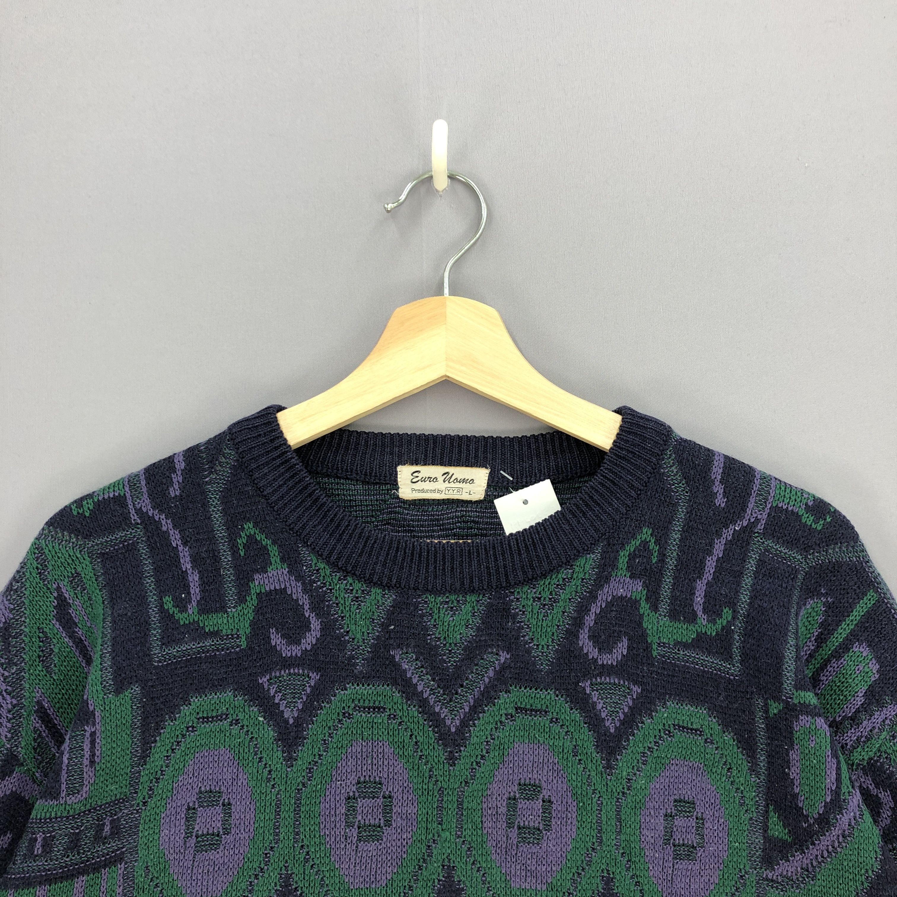 Aran Isles Knitwear Aran Isle Aztec Knitted Sweatshirt Mirror Knit 56789 Size US L / EU 52-54 / 3 - 4 Thumbnail