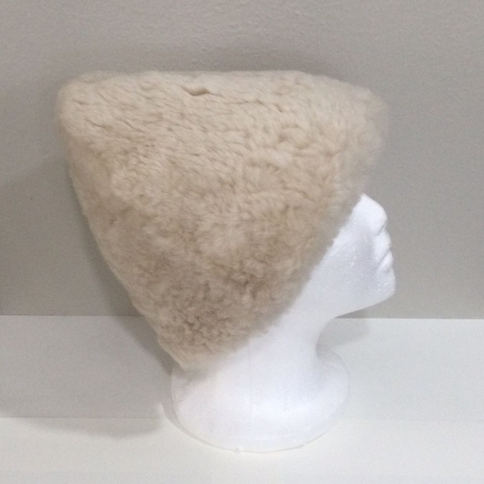 Other Fuzzy Cream Soft With A Satin Lining Winter Hat Size ONE SIZE - 3 Thumbnail