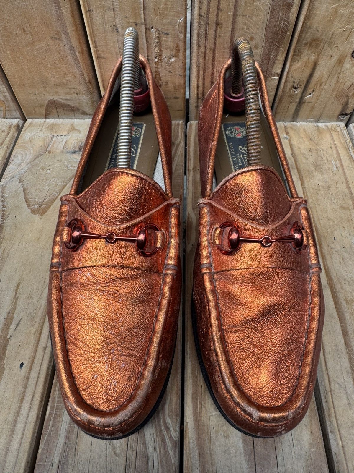 Gucci Gucci 1953 Orange women’s leather flats sz EUR 35.5 USA 5.5 Size US 5.5 / IT 35.5 - 5 Thumbnail