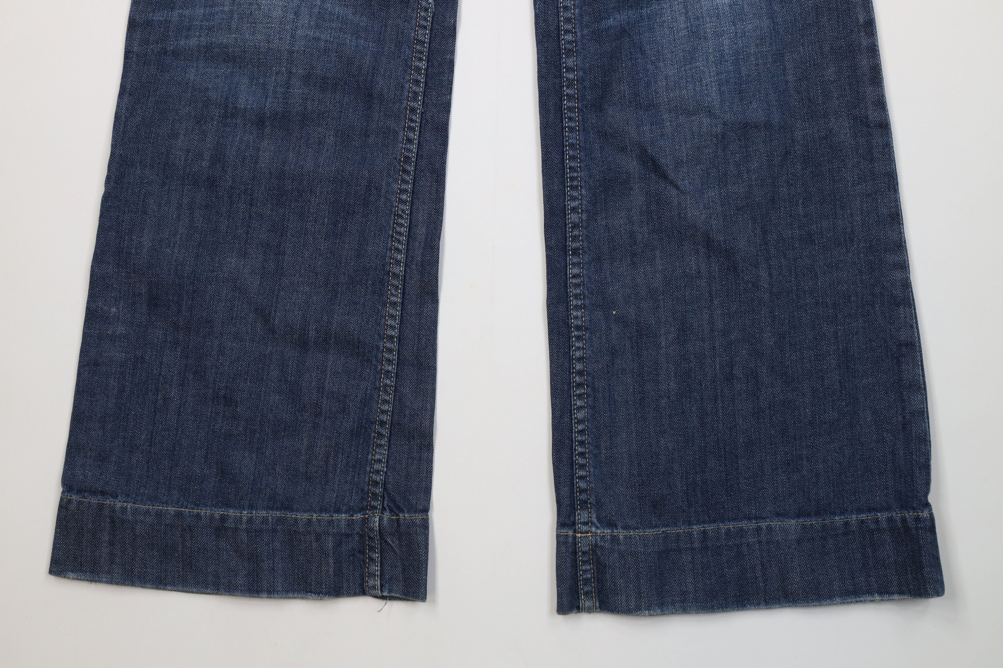American Eagle Outfitters Vintage 90s Y2K American Eagle Outfitters Wide Leg Jeans Size 30" / US 8 / IT 44 - 4 Thumbnail