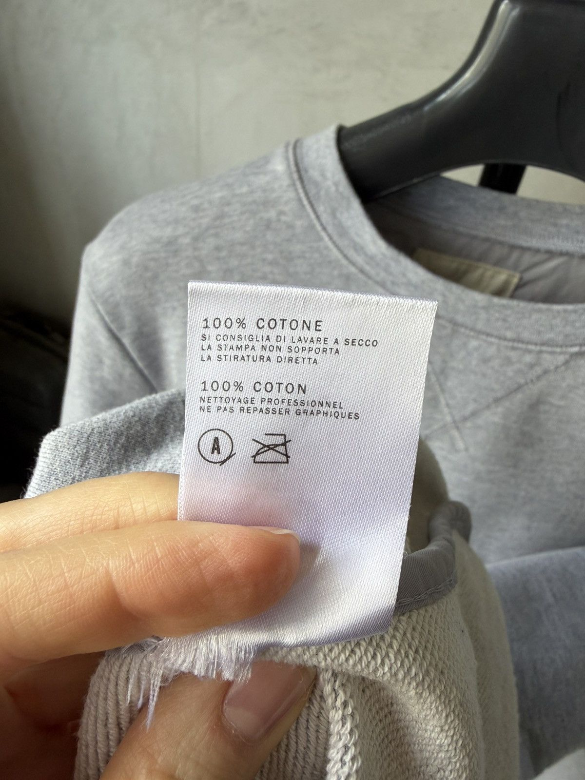 Kith KITH sweatshirt dress dabble sleeve gray size S Size S / US 4 / IT 40 - 11 Thumbnail