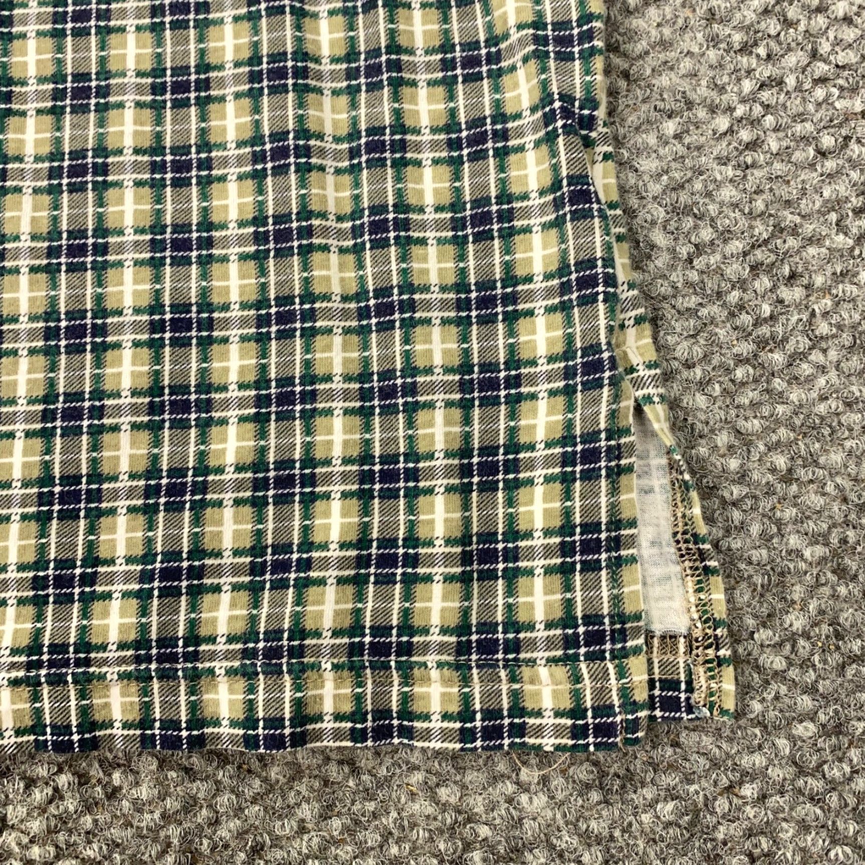 Bugle Boy VINTAGE Bugle Boy Polo Shirt Men XL Plaid Cotton Short Sleeve Crew/Collar Blue Polo Mens XL Plaid 90s? (adjust) Size US XL / EU 56 / 4 - 5 Thumbnail