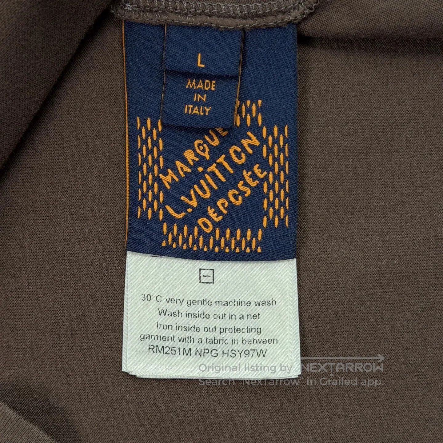 Louis Vuitton Brown Short Sleeve Graphic T-Shirt. Size US L / EU 52-54 / 3 - 4 Thumbnail