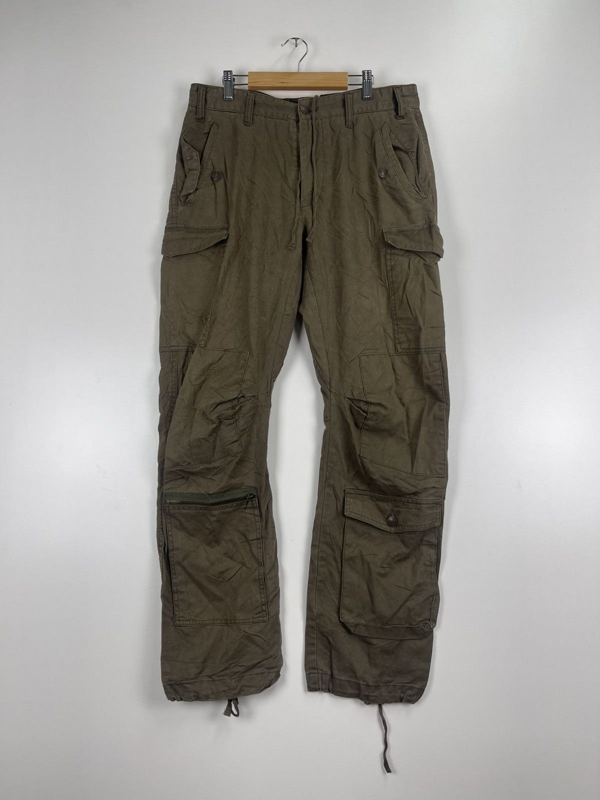 Global Work × Japanese Brand × Vintage Vintage Global Work Cargo Pant Size US 32 / EU 48 - 2 Thumbnail