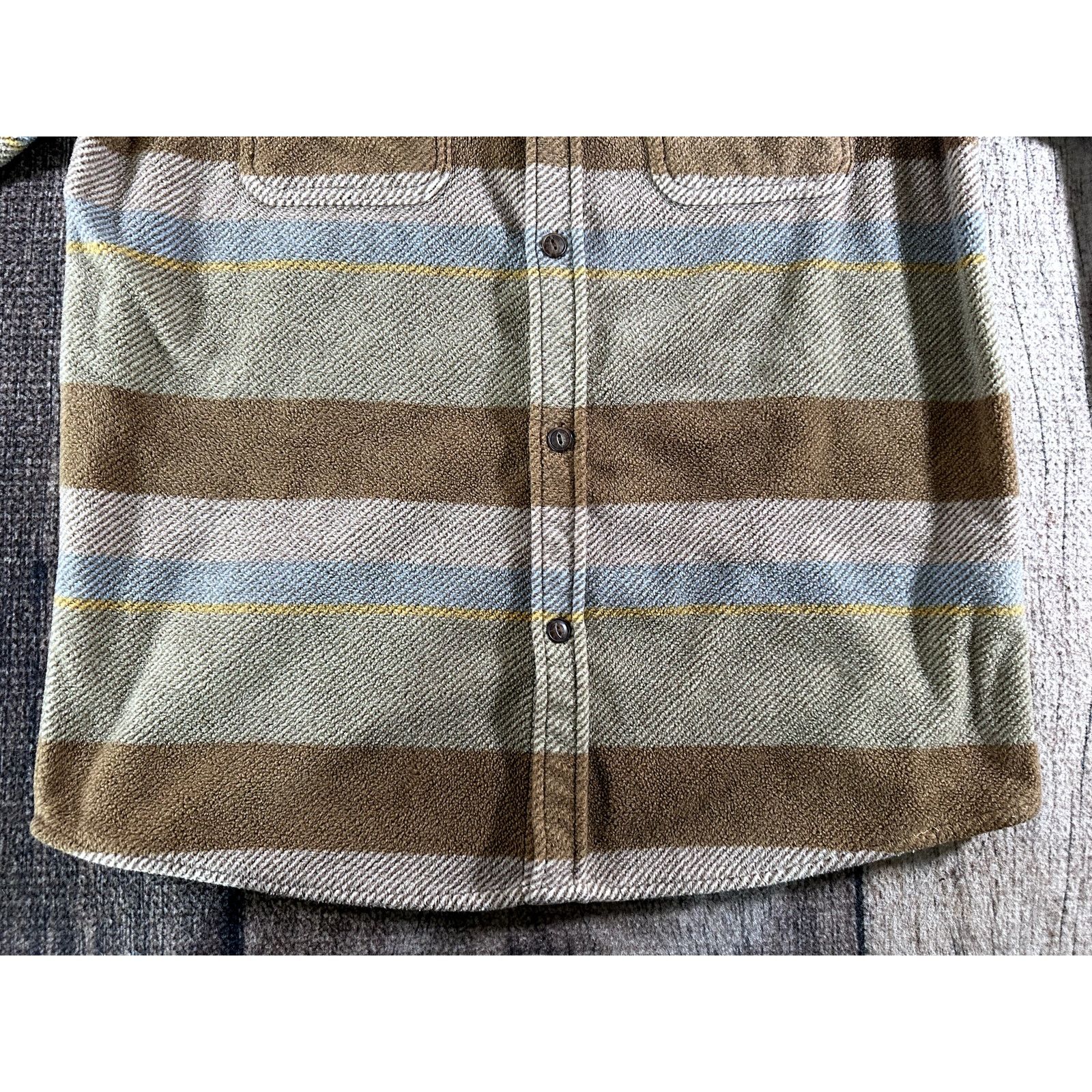 Vissla Vissla Eco-Zy Polar Flannel Men's Striped Shacket Large Size US L / EU 52-54 / 3 - 4 Thumbnail