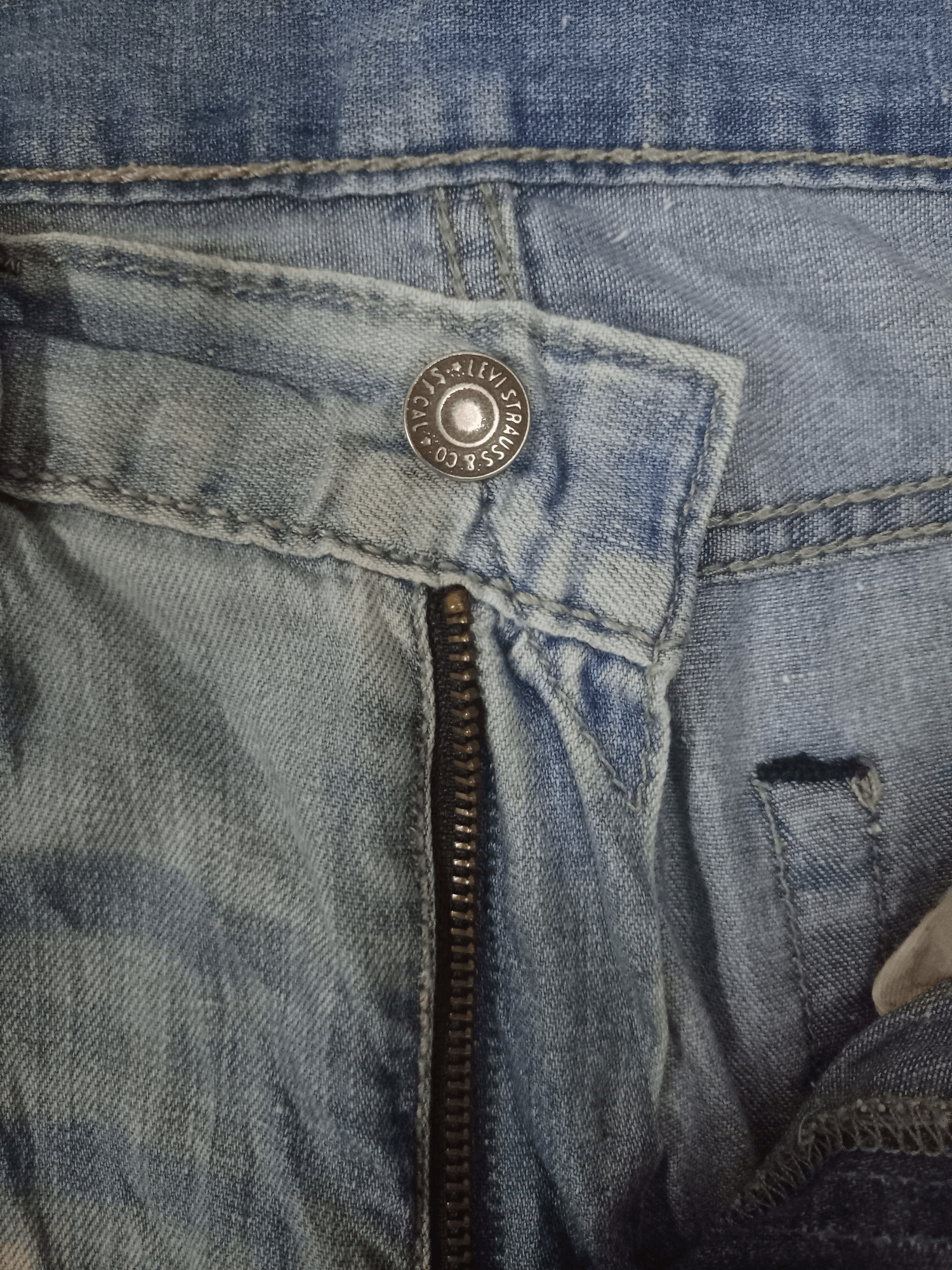 Vintage Levis 511 Acid Wash Style Distressed Jeans 33x31