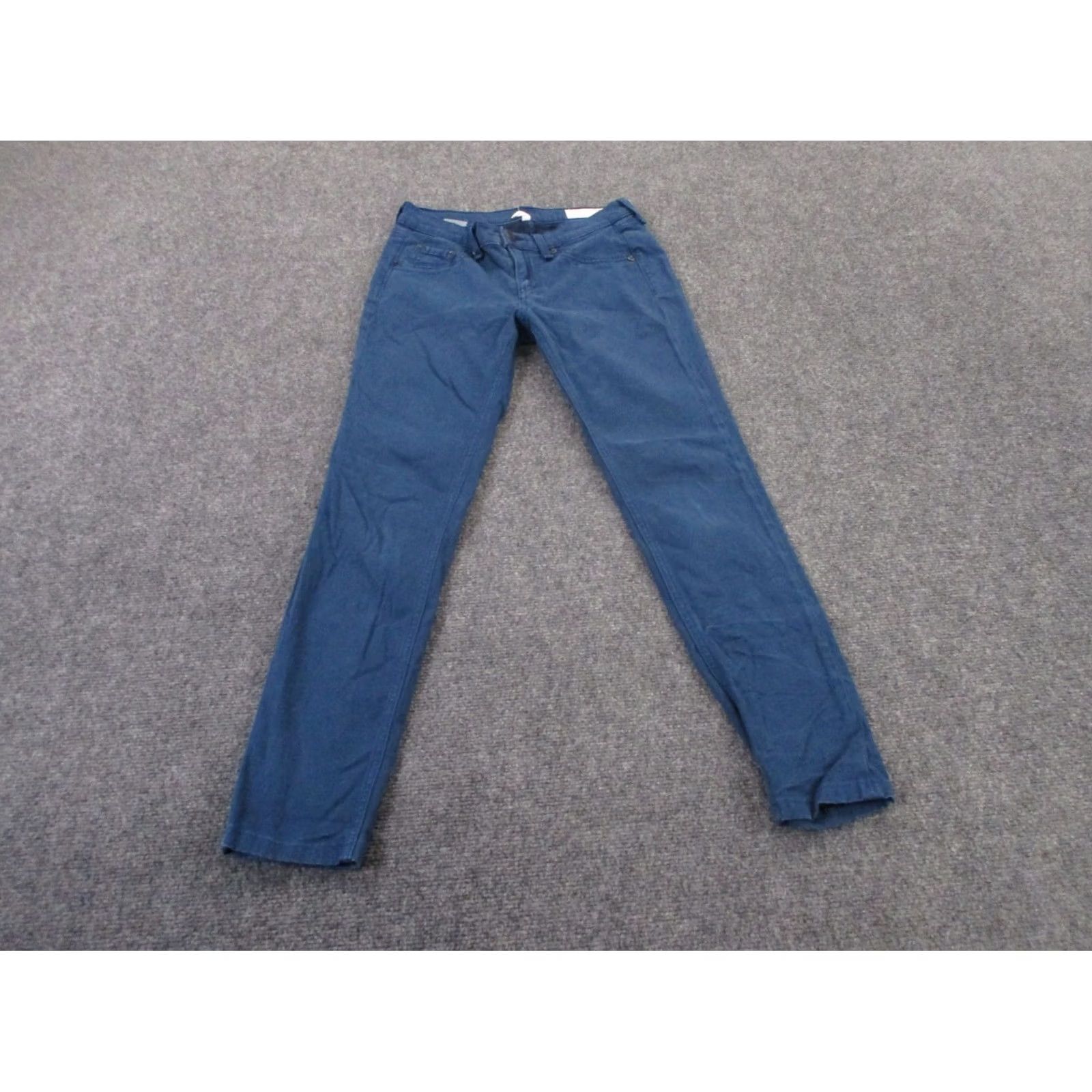 Rag & Bone rag & bone Jeans Womens 26 Blue Denim Straight Skinny Stretch Legging Casual Jeans Size 26" / US 2 / IT 38 - 2 Thumbnail