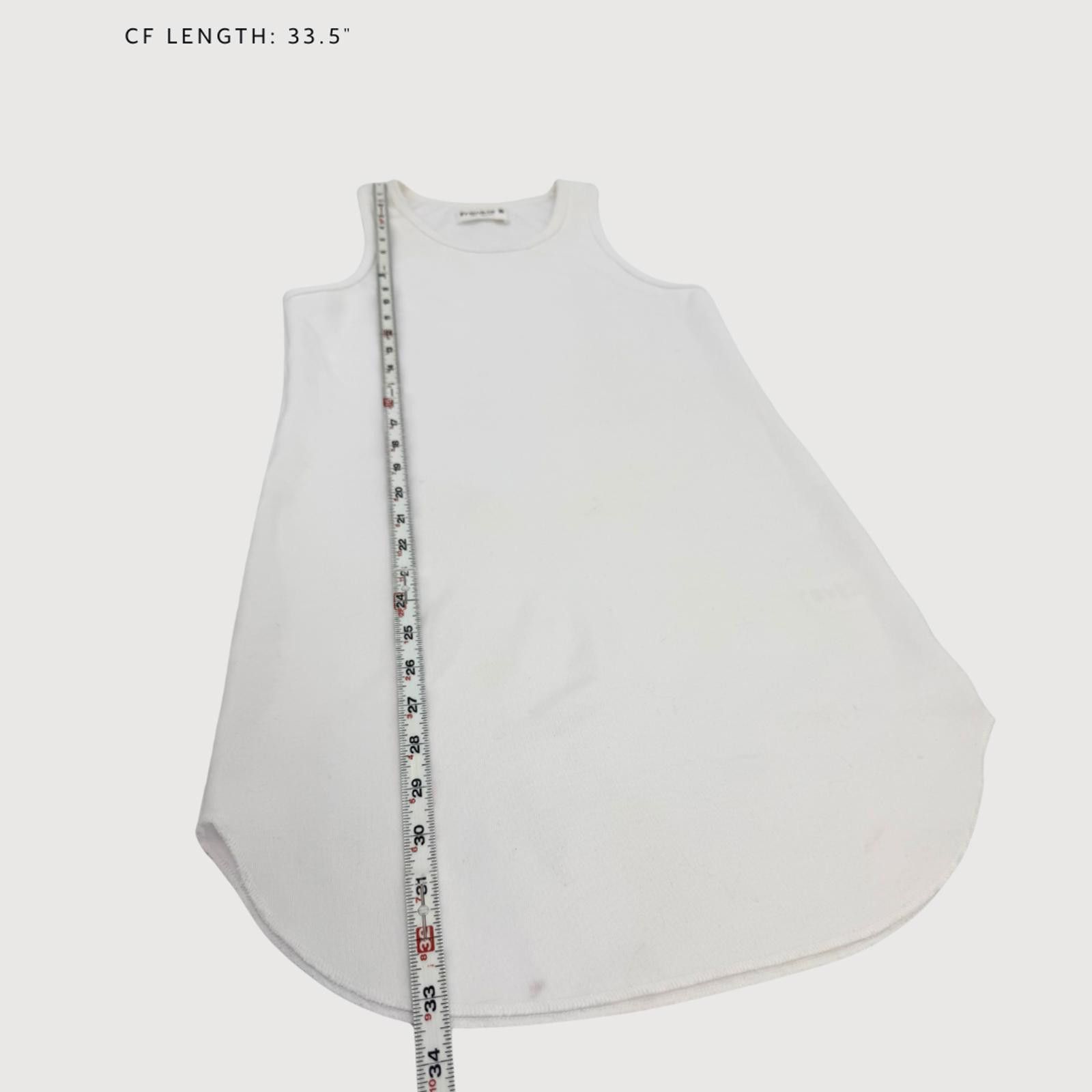 Other Frankie B Shea Tank Mini Dress White Ribbed L Casual Size L / US 10 / IT 46 - 8 Thumbnail