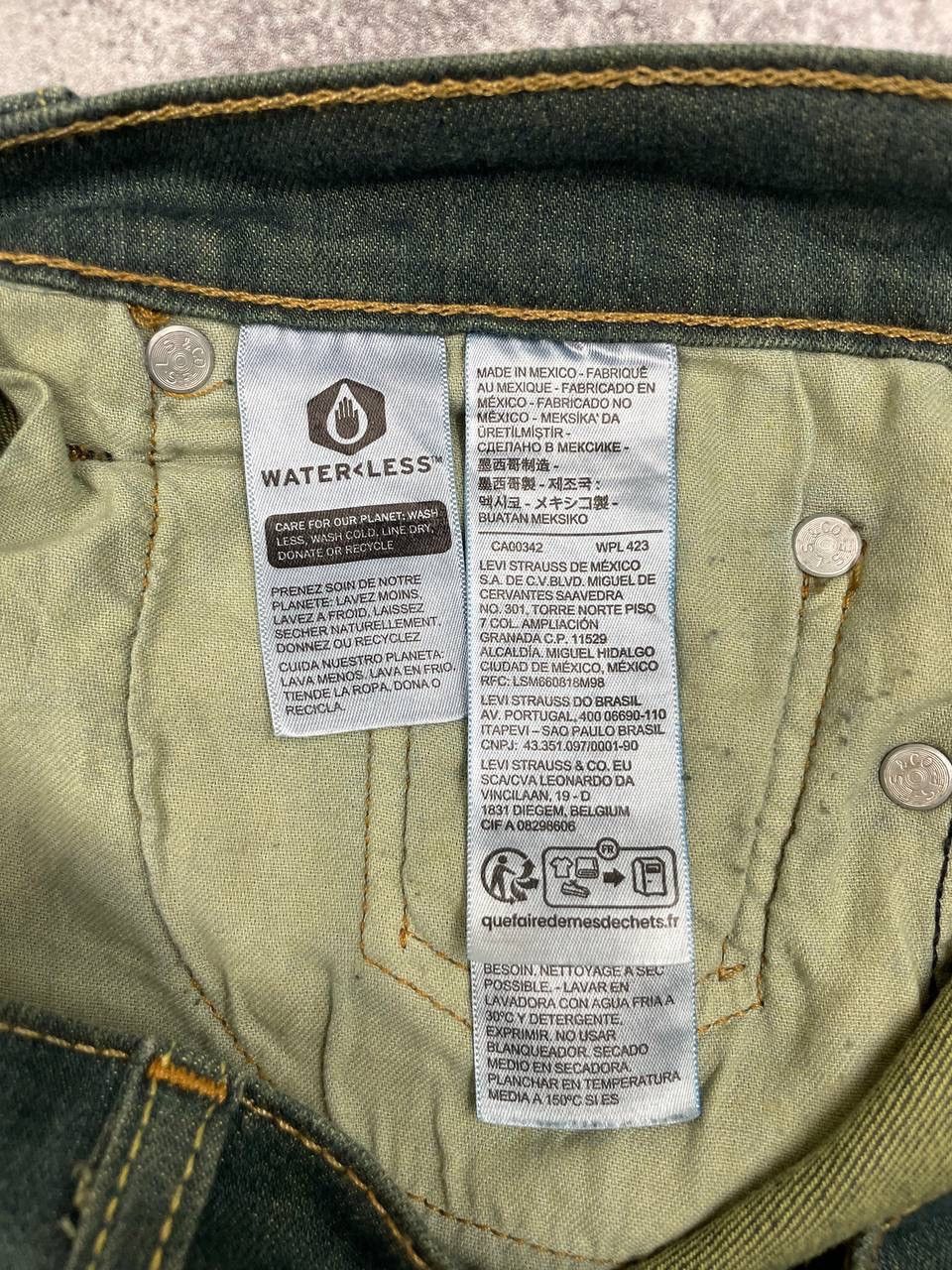 Levi's Levi's 511 Vintage Men Denim Jeans Slim Fit Green Size W30 Size US 30 / EU 46 - 10 Thumbnail