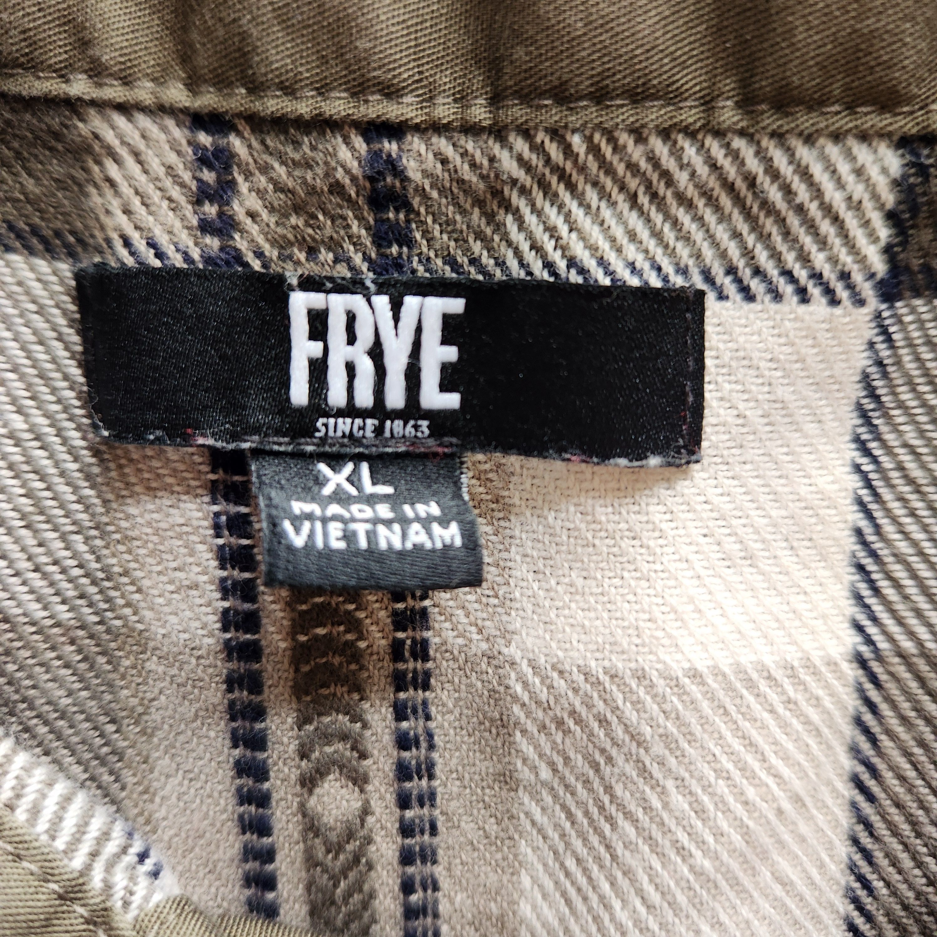 Frye Frye plaid button flannel shirt retro stars western boho Size US XL / EU 56 / 4 - 5 Thumbnail